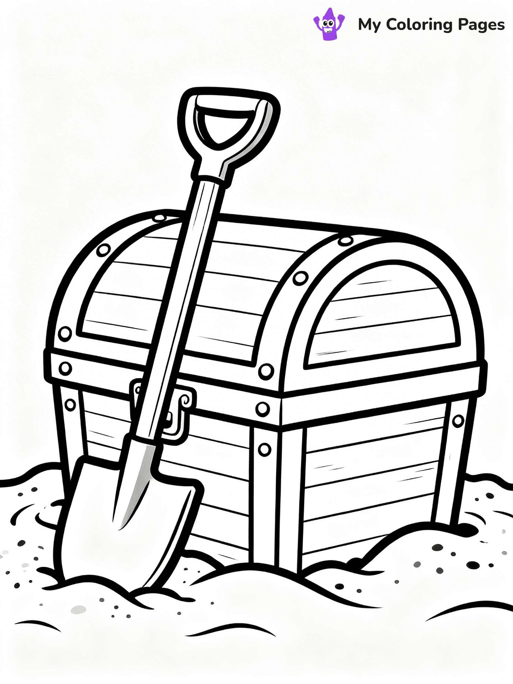 Treasure Chest Coloring Pages - 27