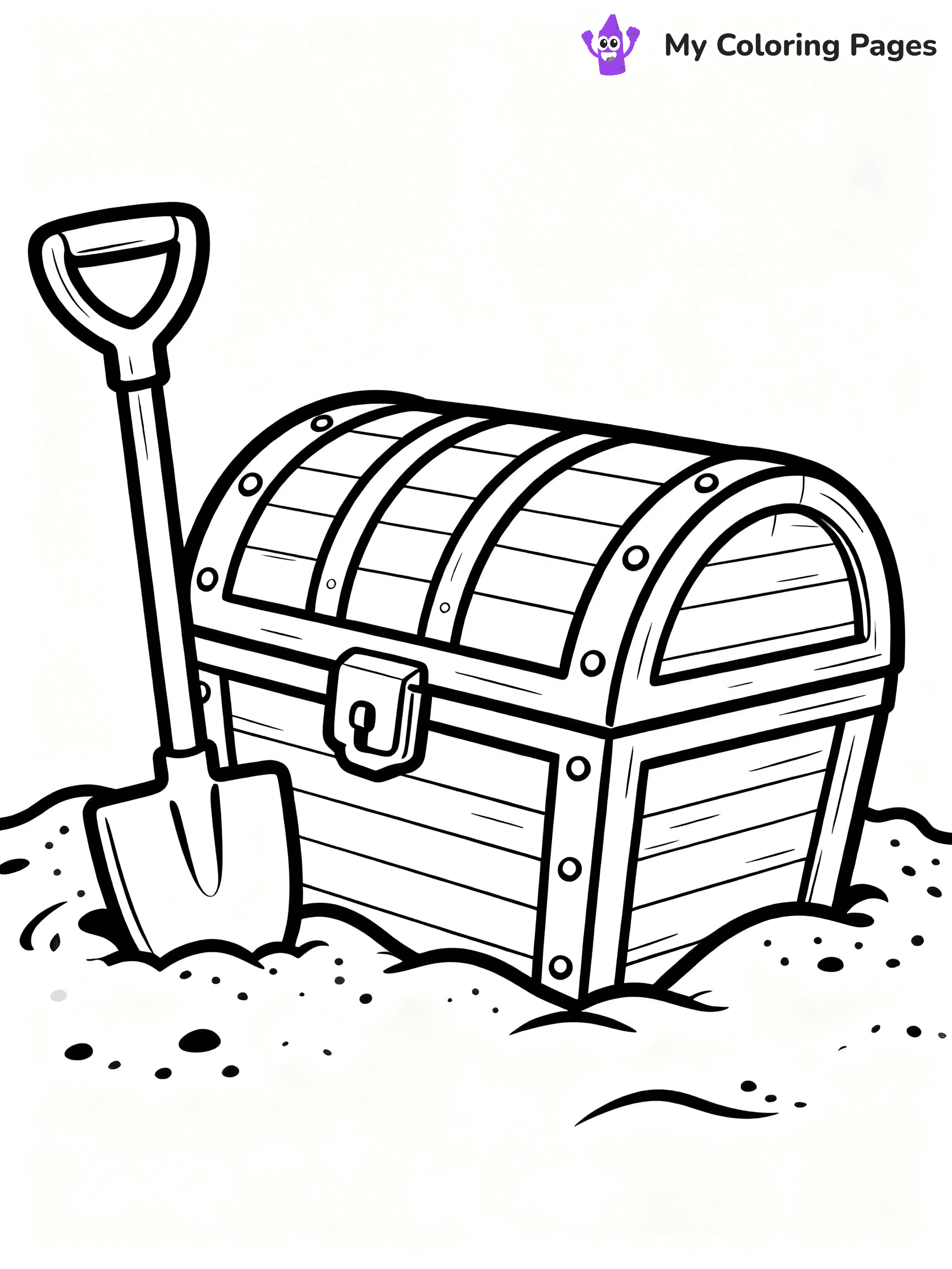 Treasure Chest Coloring Pages - 24