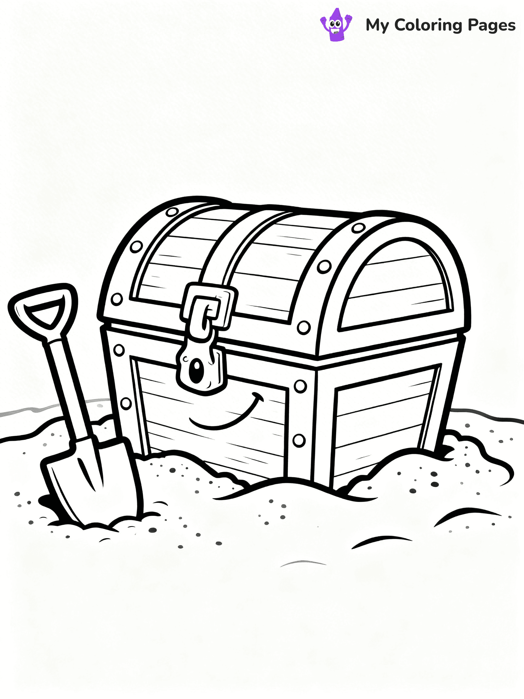 Treasure Chest Coloring Pages - 22