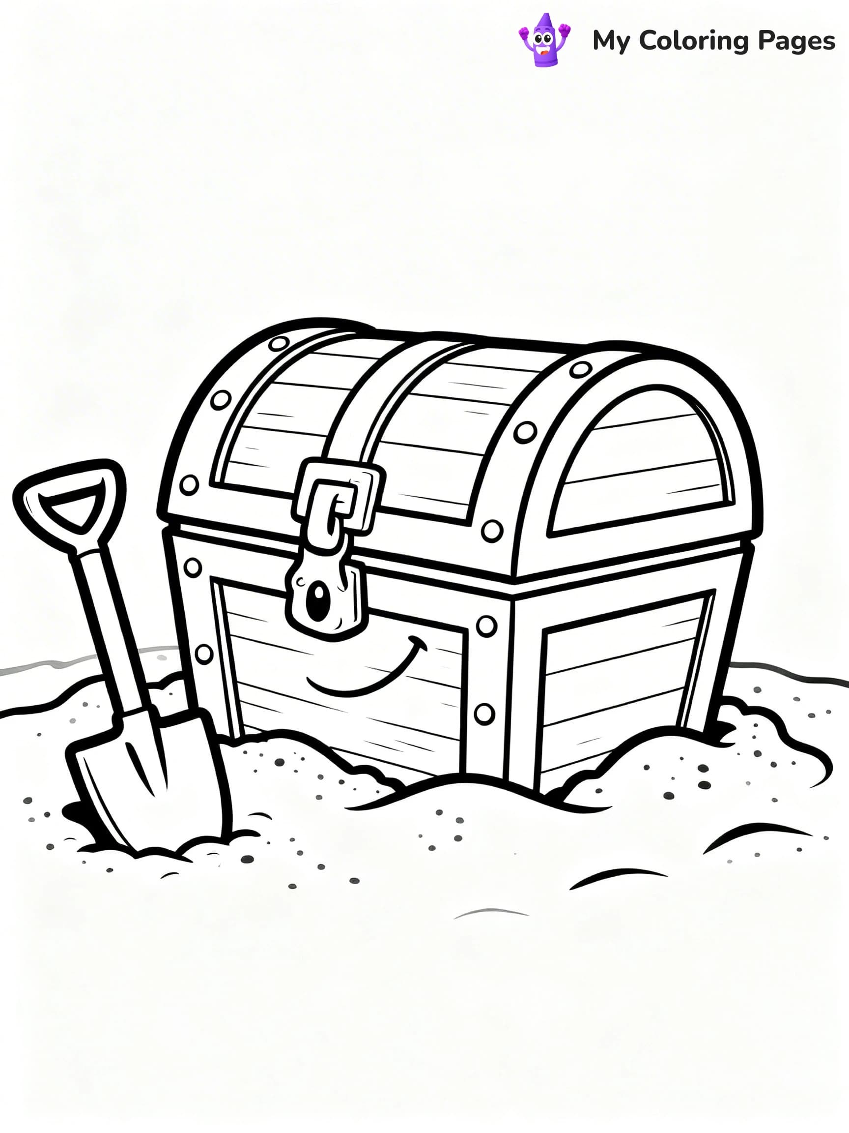 Treasure Chest Coloring Pages - 22
