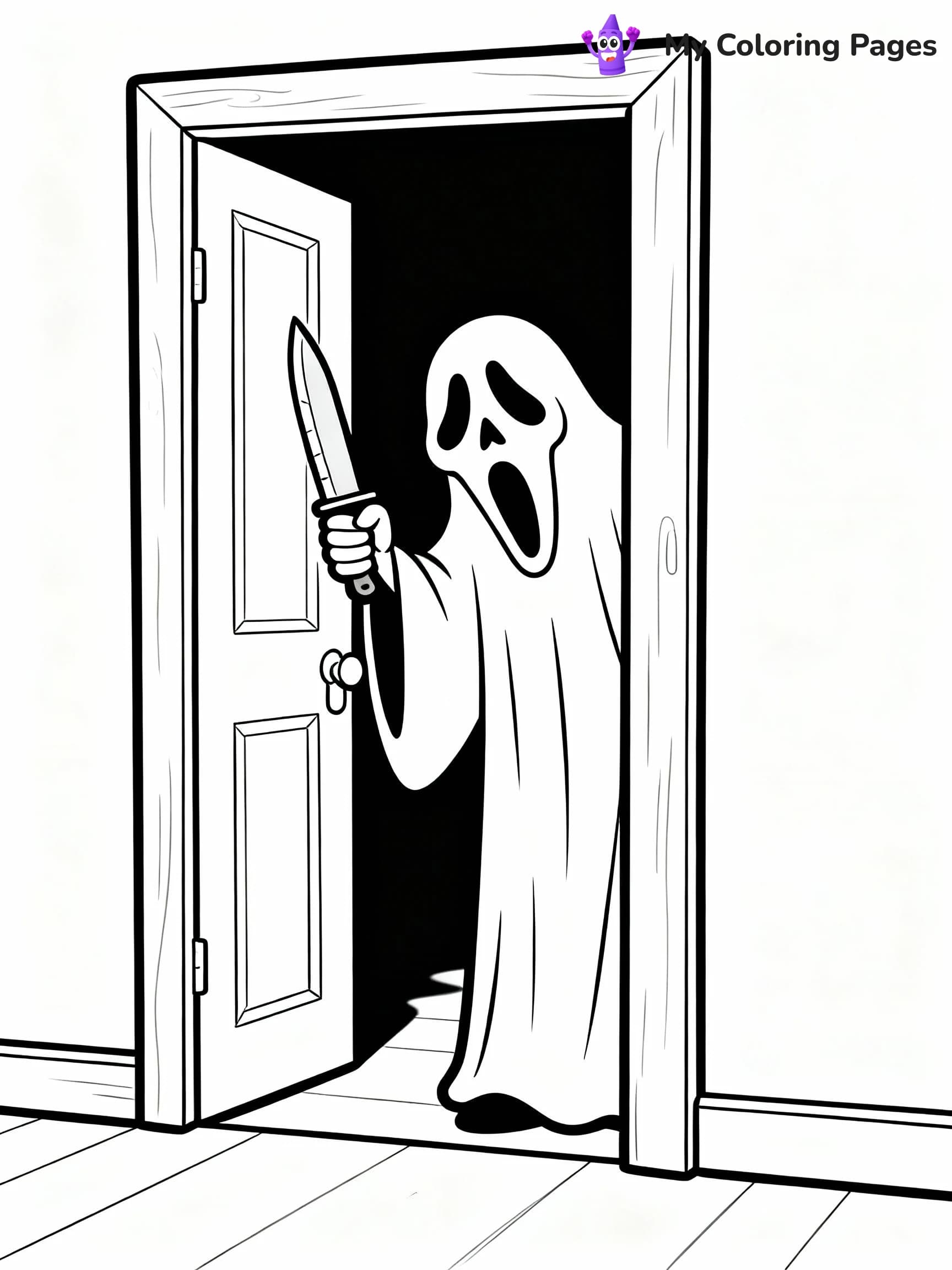 Scream Coloring Pages - 23
