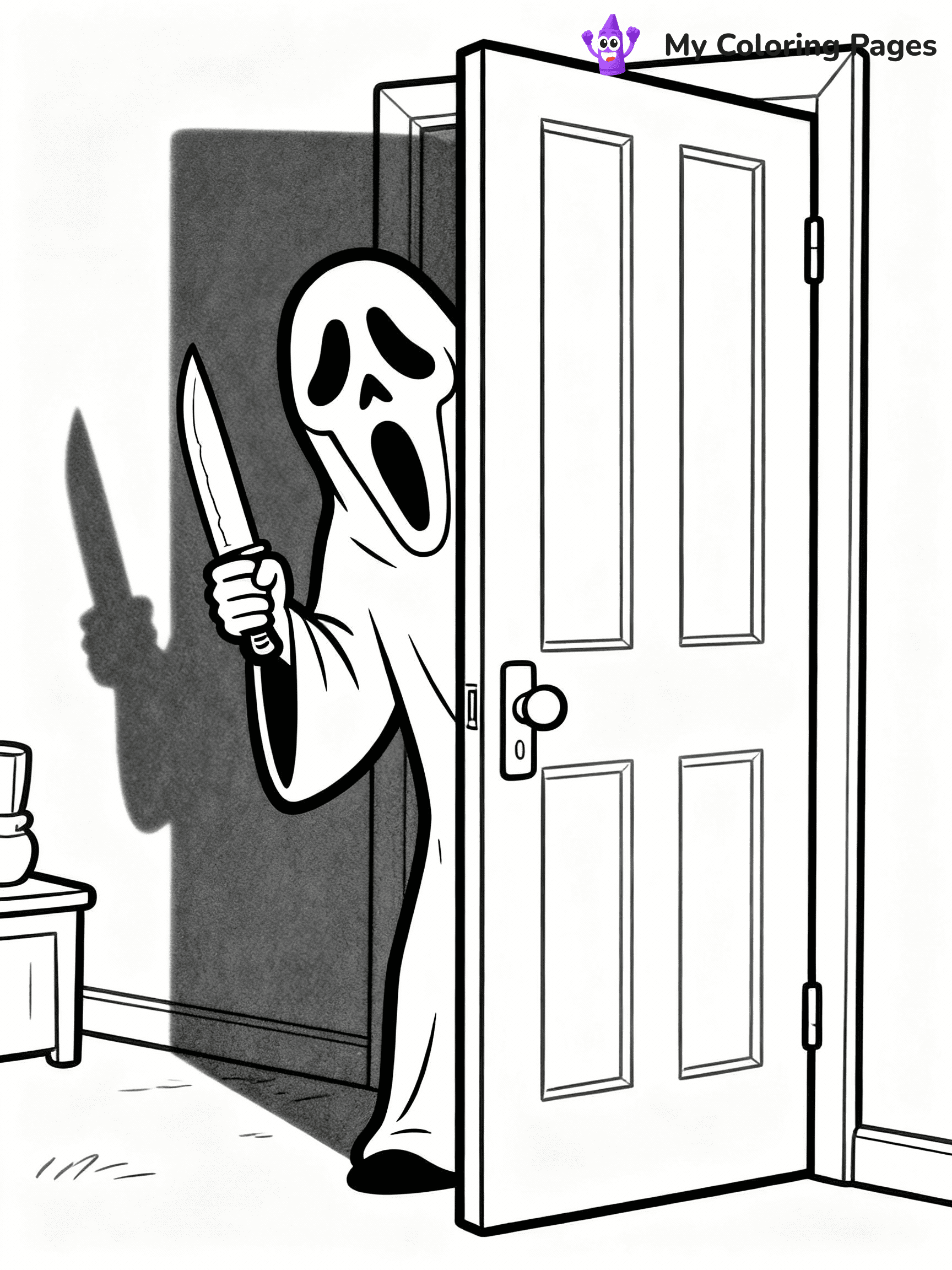Scream Coloring Pages - 22