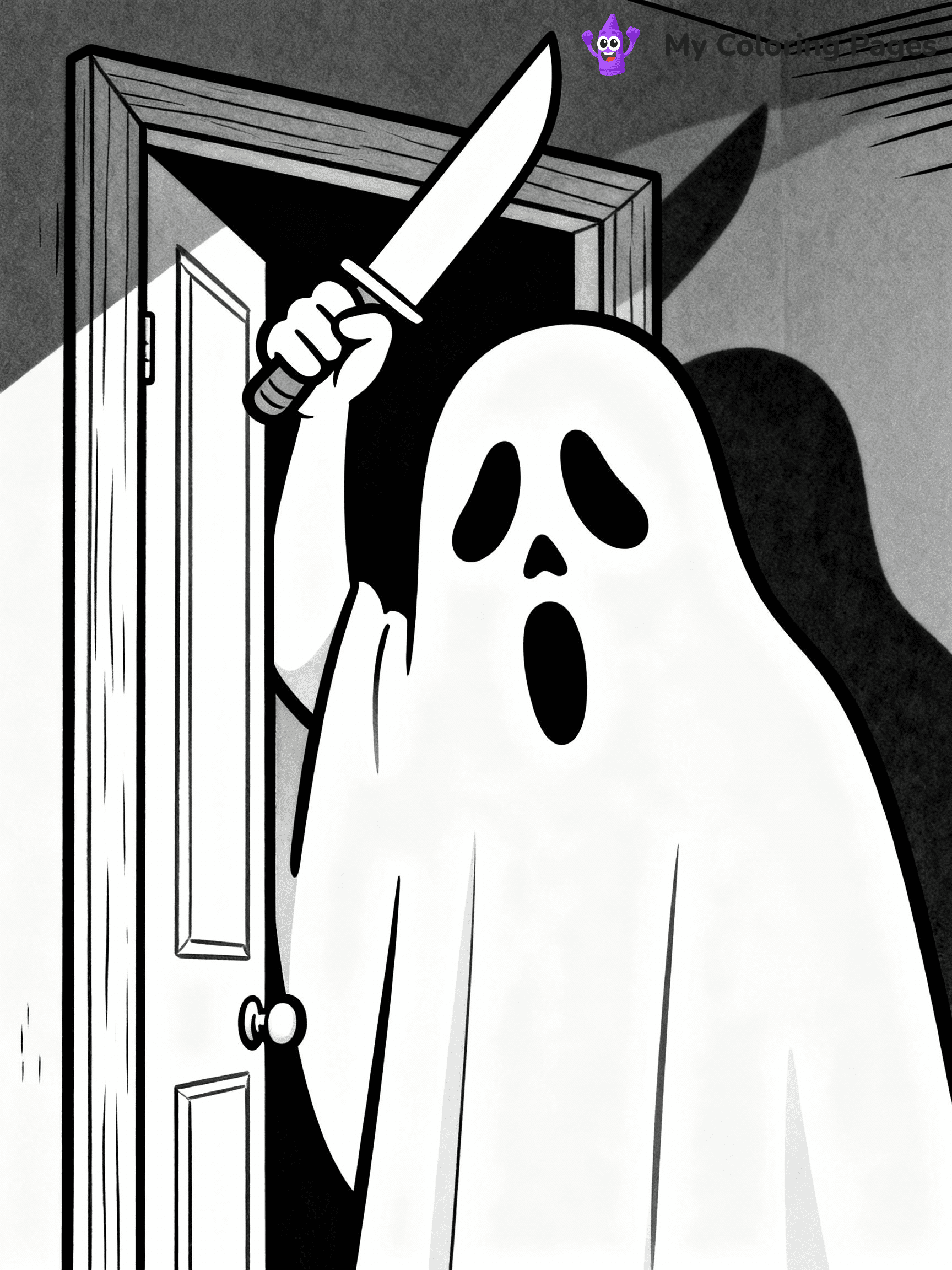 Scream Coloring Pages - 21