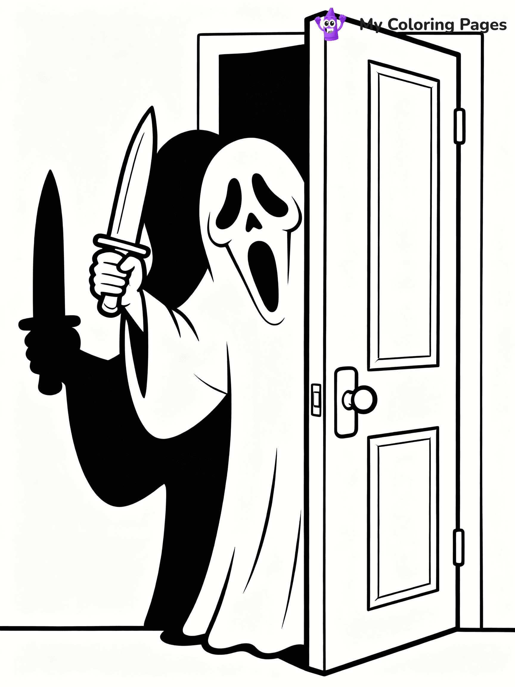 Scream Coloring Pages - 20