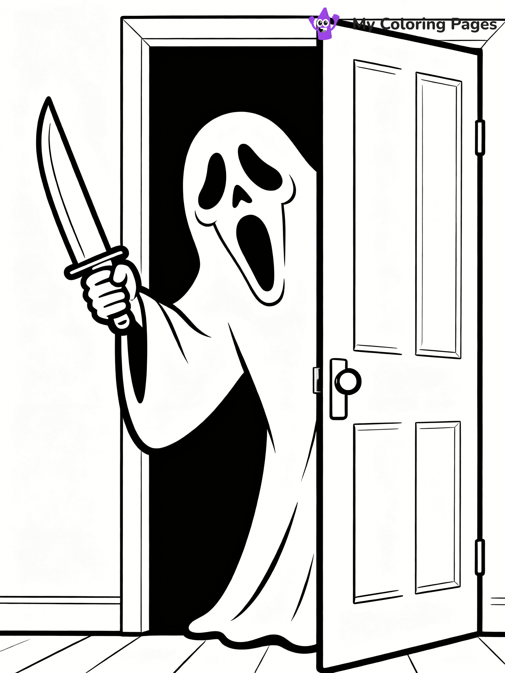 Scream Coloring Pages - 19