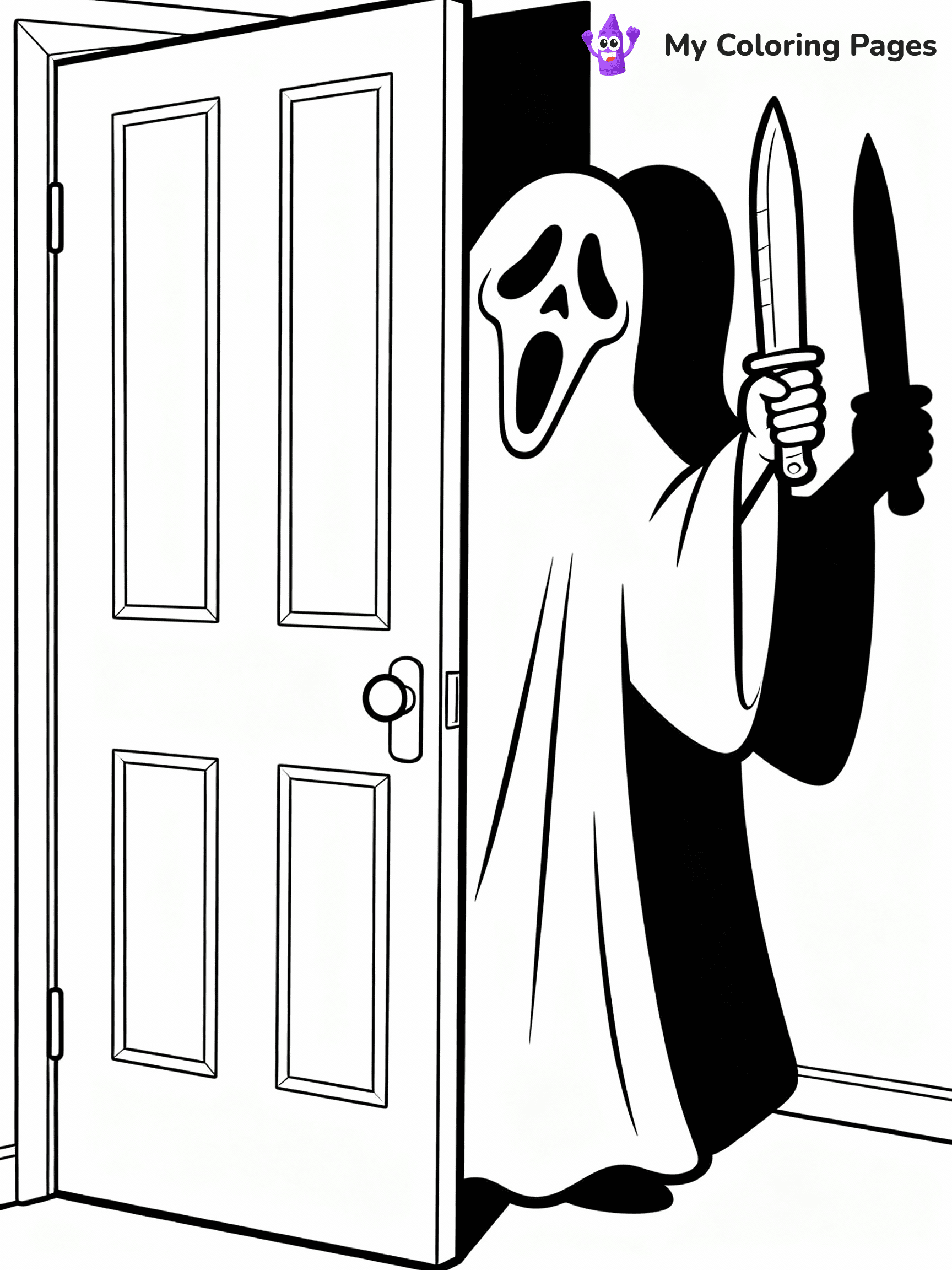 Scream Coloring Pages - 18