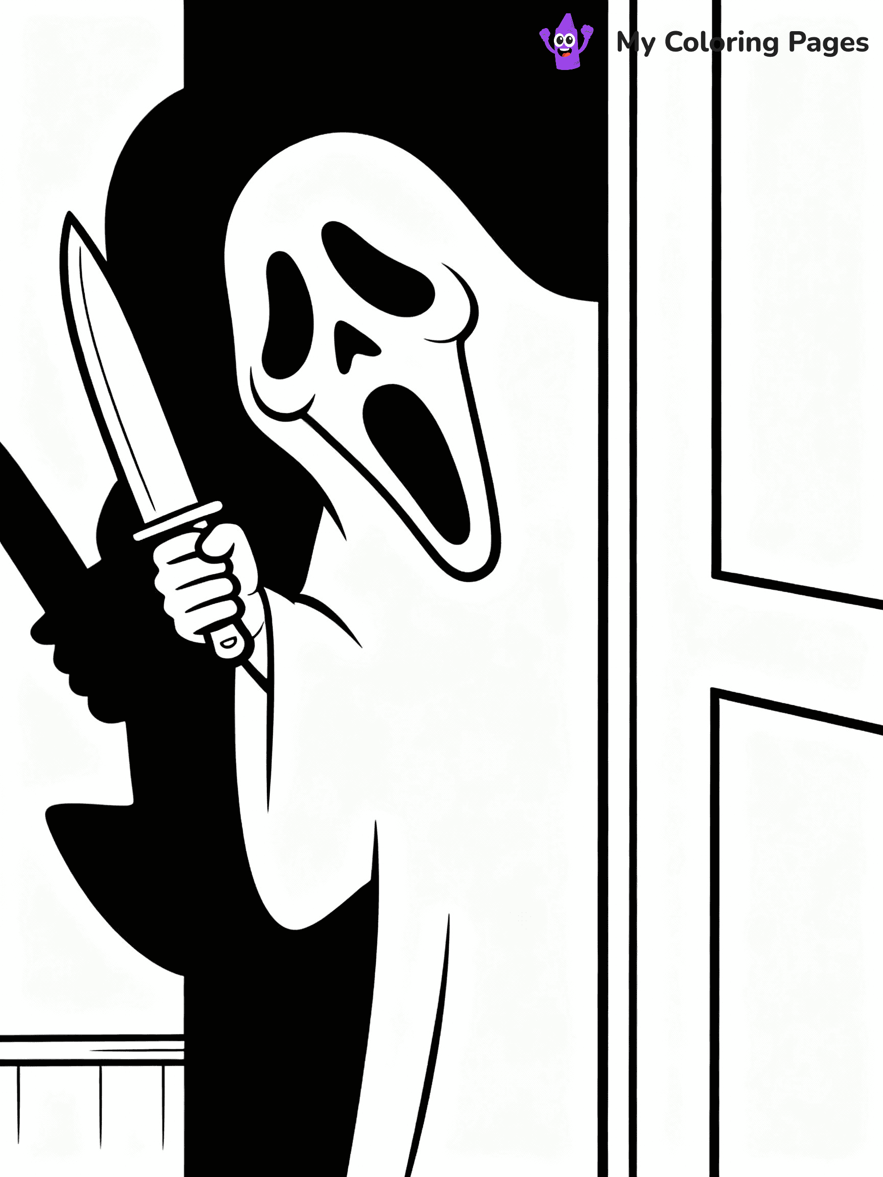 Scream Coloring Pages - 17