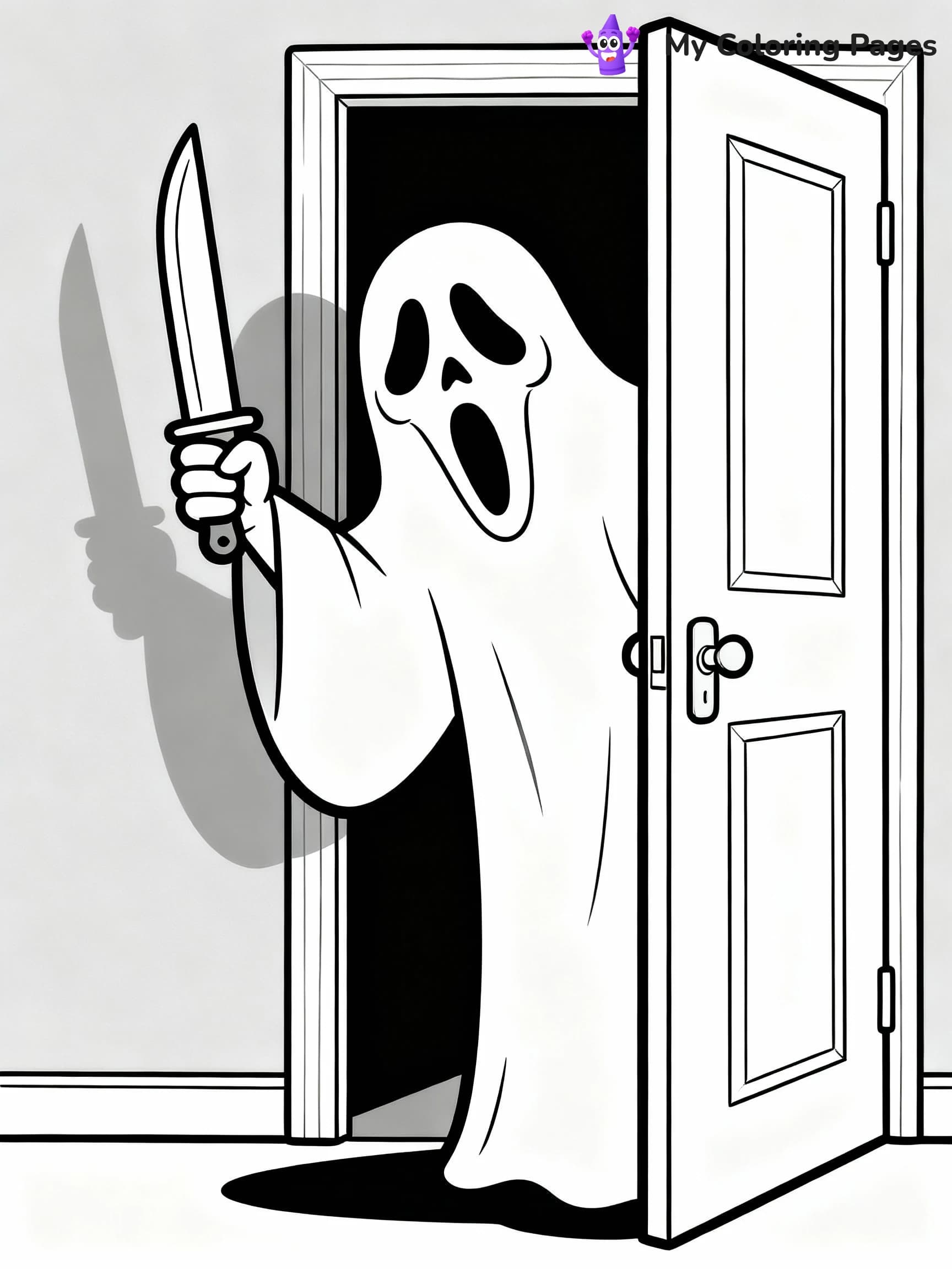 Scream Coloring Pages - 16