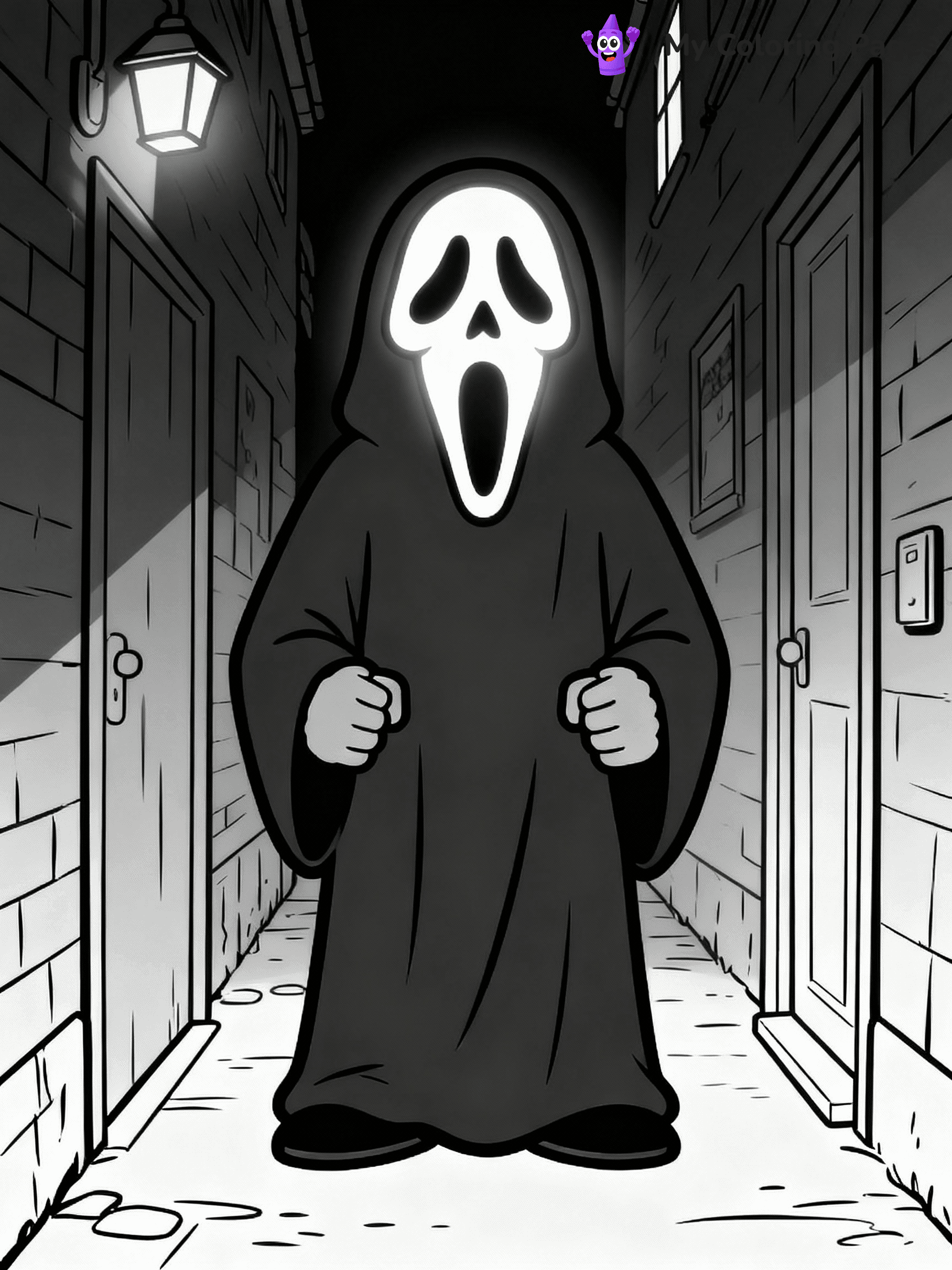 Scream Coloring Pages - 15