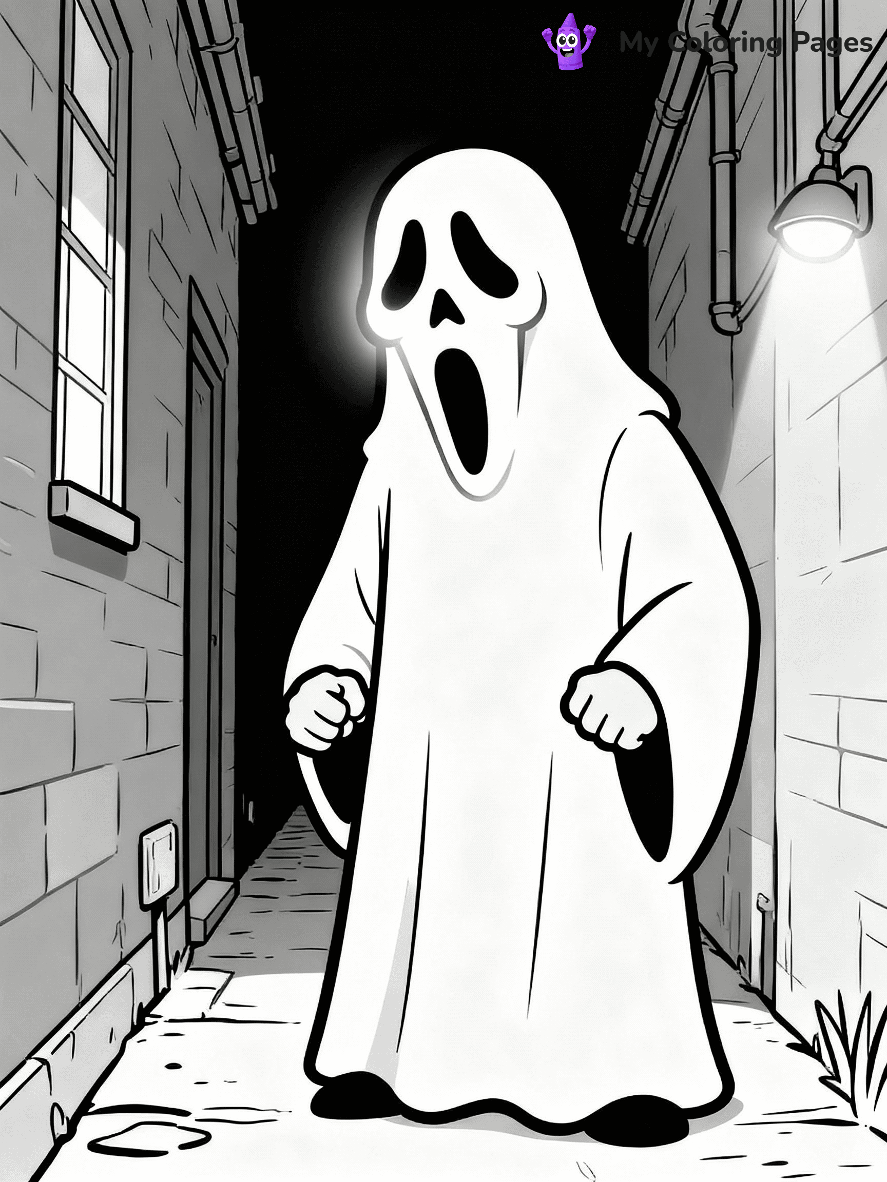 Scream Coloring Pages - 14
