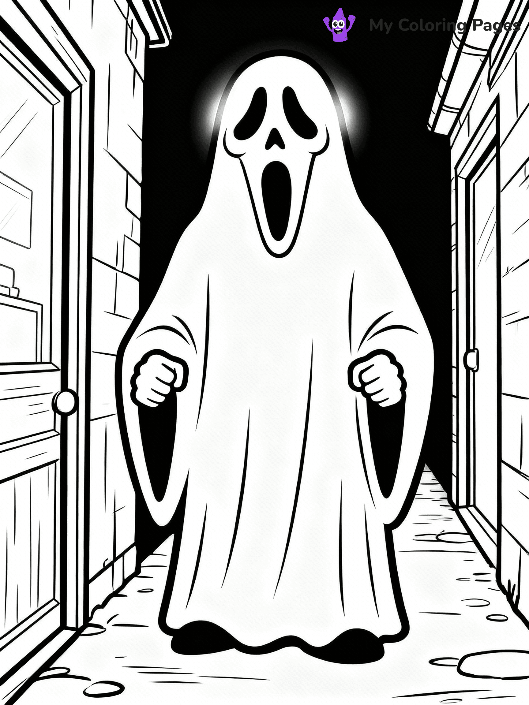 Scream Coloring Pages - 12