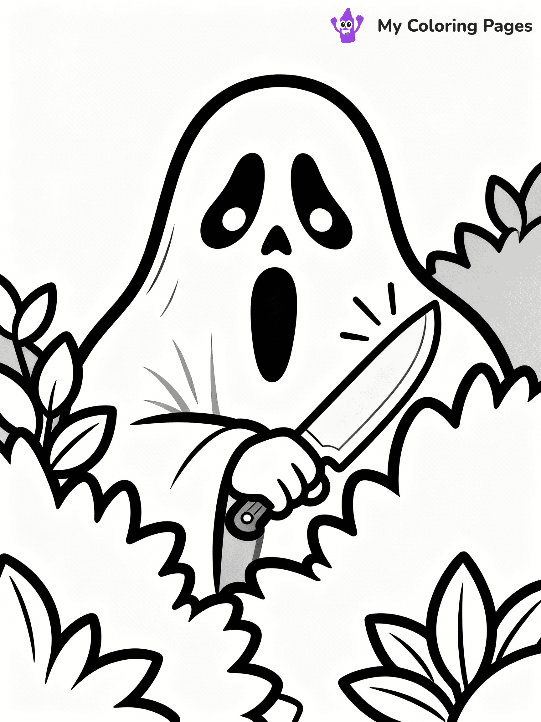 Scream Coloring Pages - 9