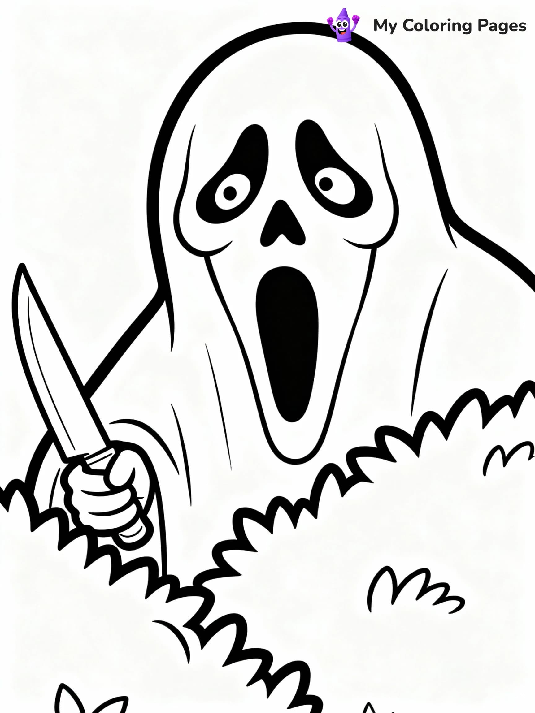 Scream Coloring Pages - 8