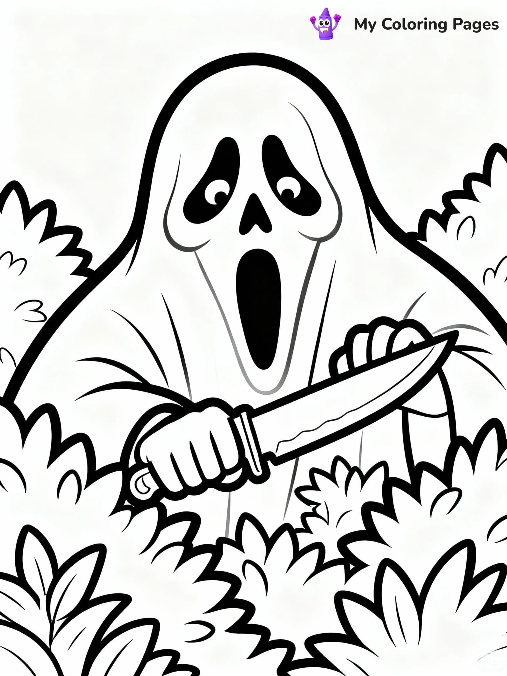 Scream Coloring Pages - 7