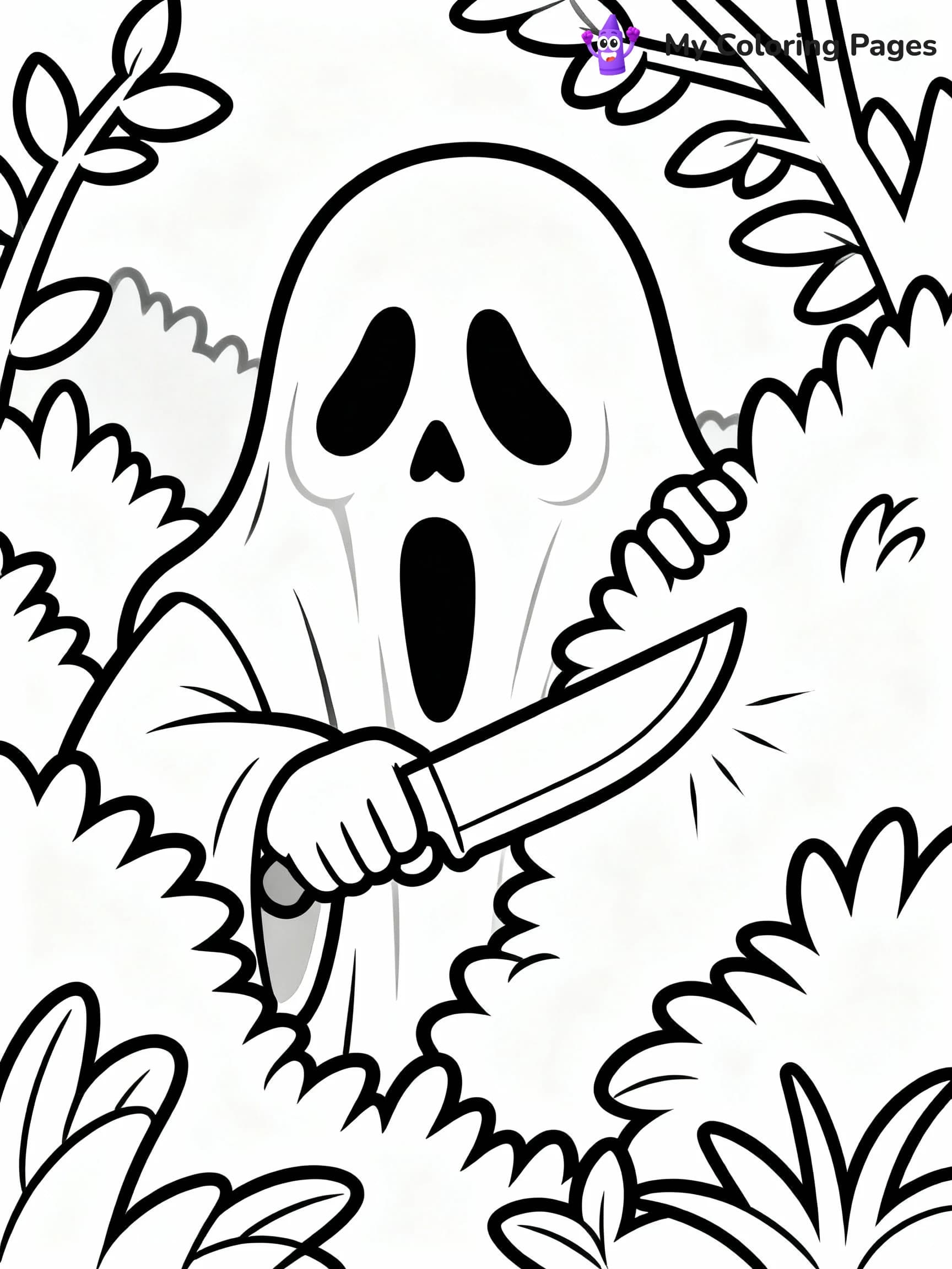 Scream Coloring Pages - 6
