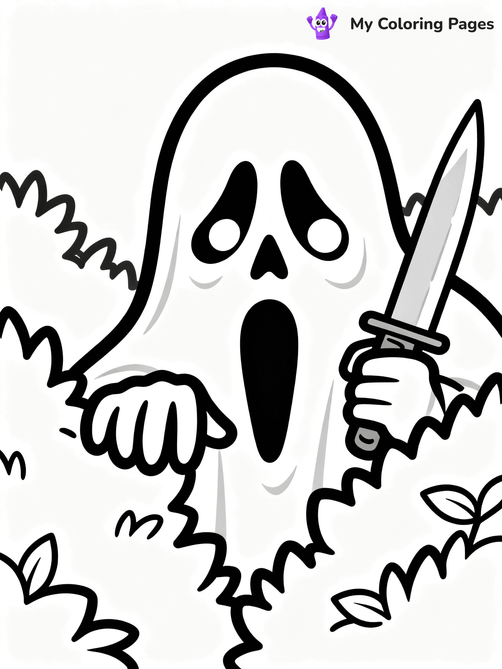 Scream Coloring Pages - 5