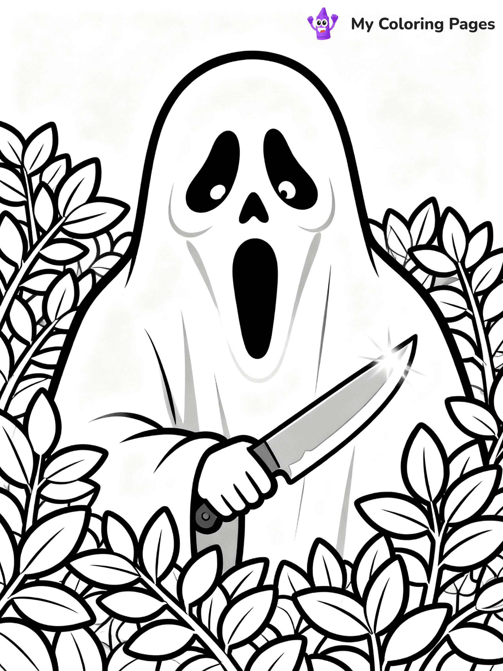 Scream Coloring Pages - 4