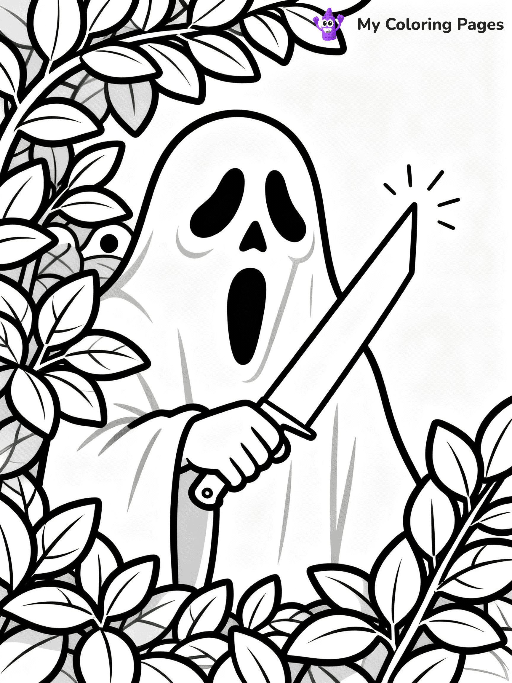 Scream Coloring Pages - 3