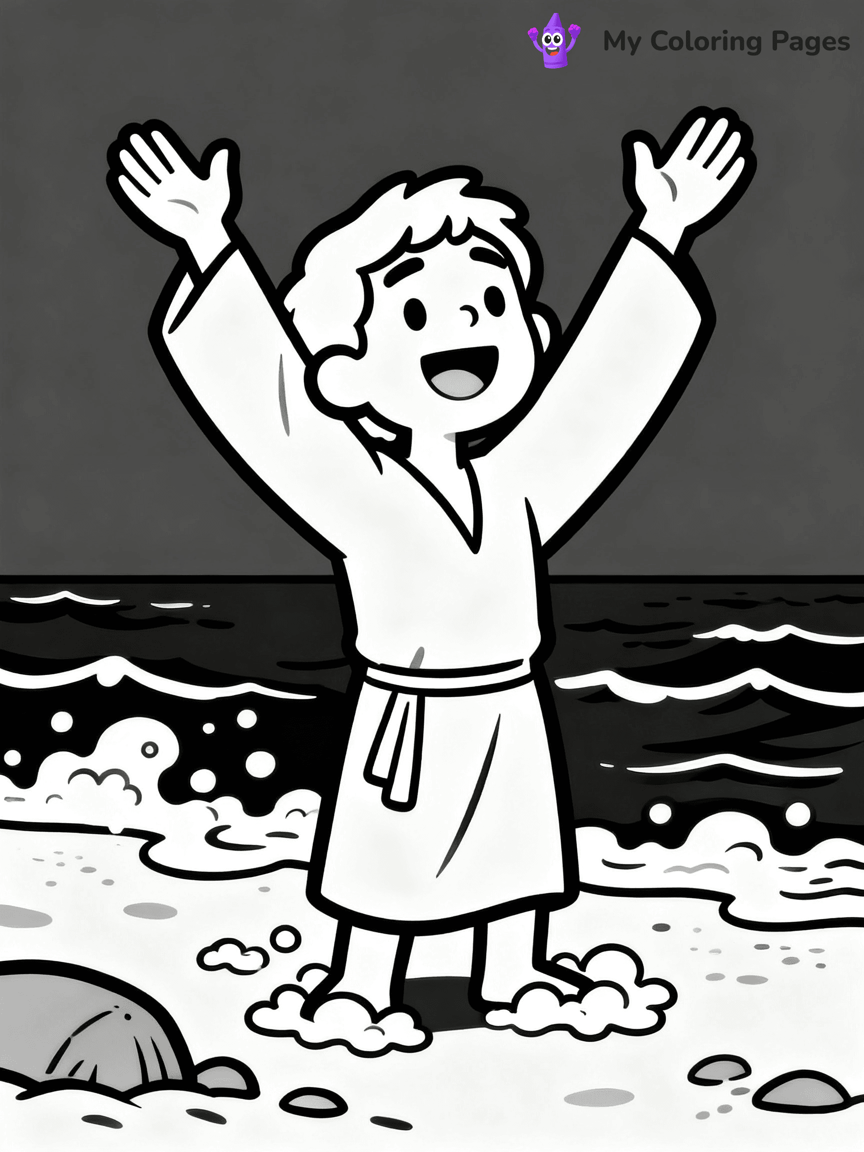 Jonah And The Whale Coloring Pages - 26