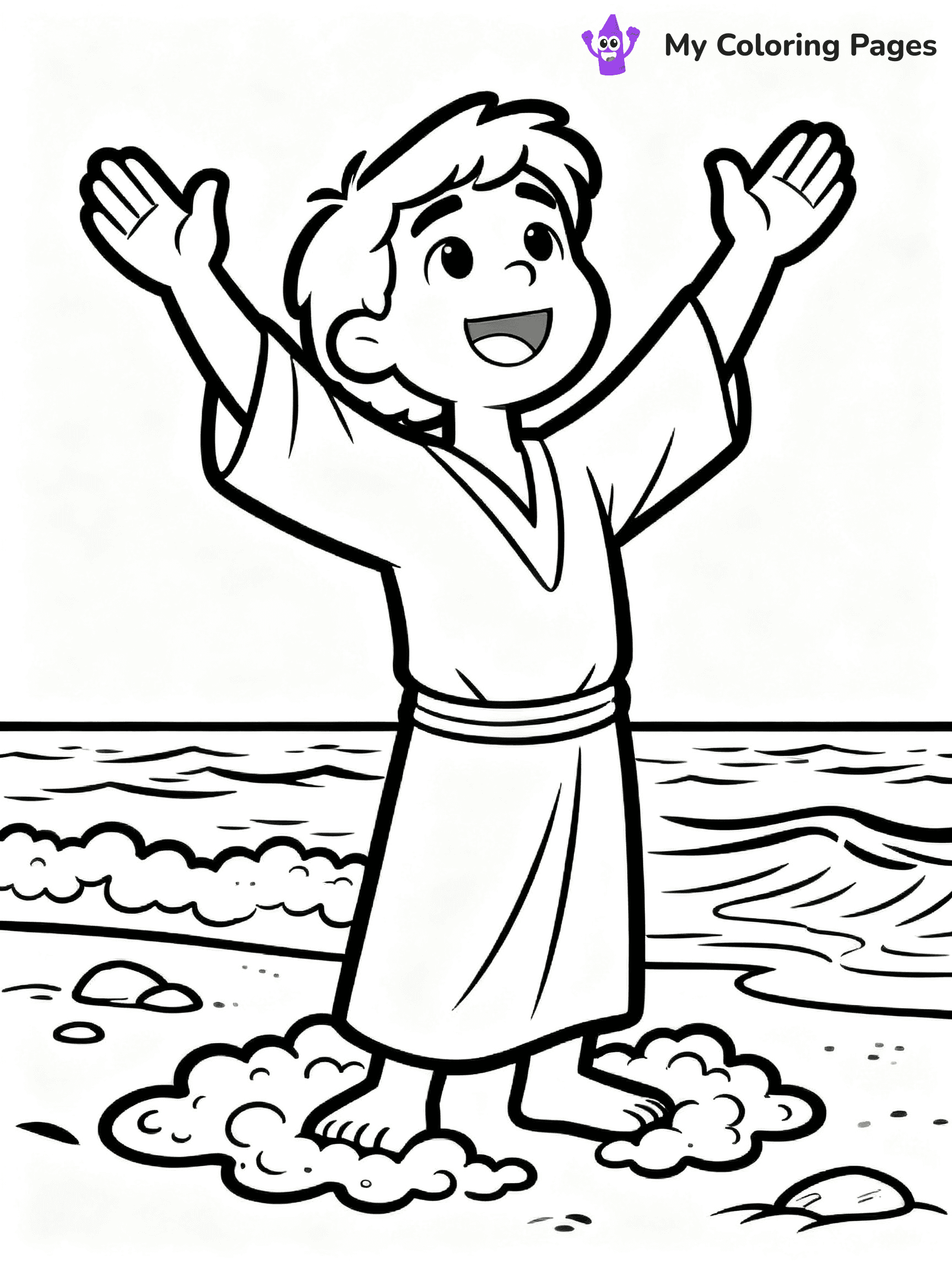Jonah And The Whale Coloring Pages - 25