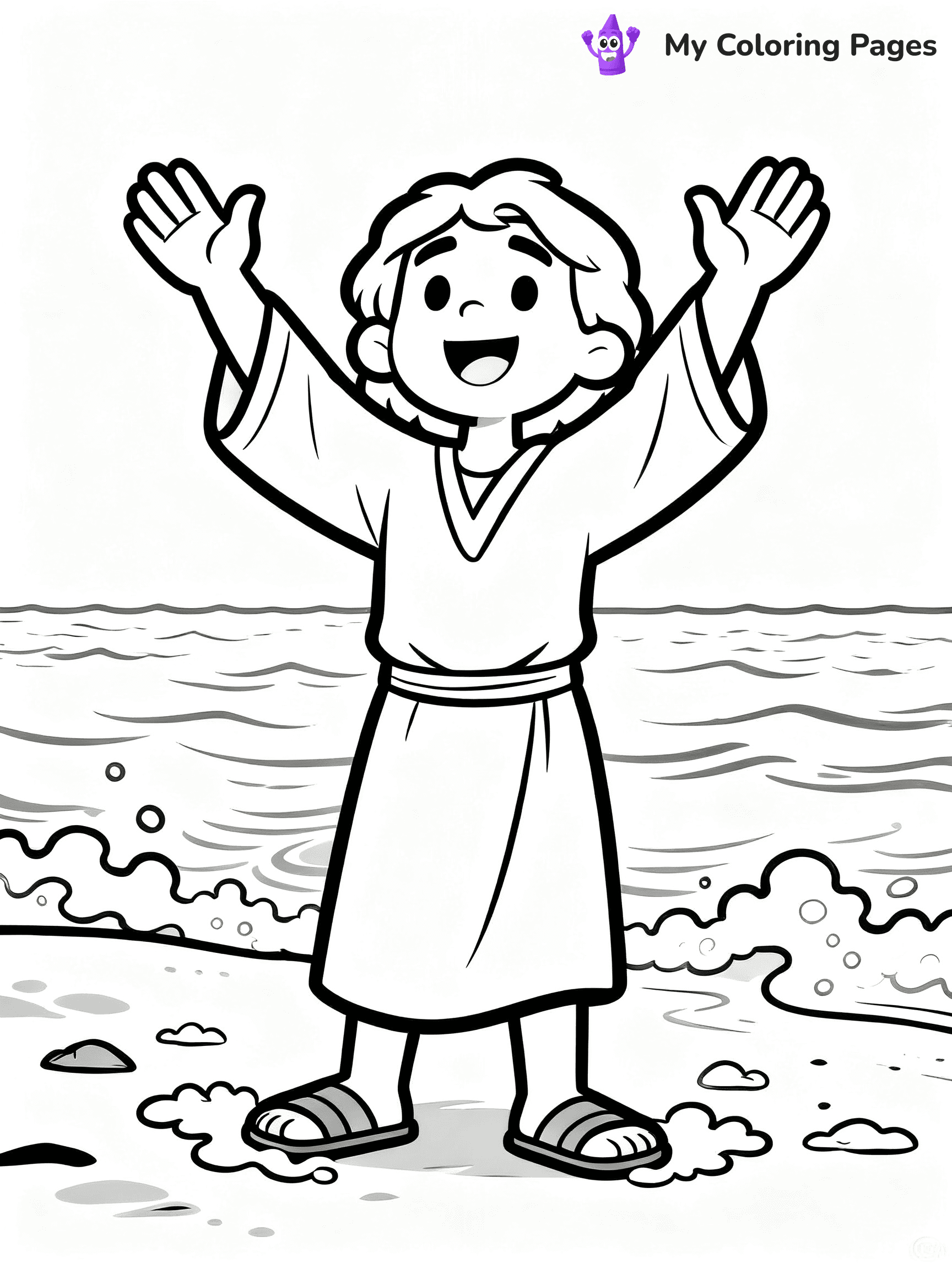 Jonah And The Whale Coloring Pages - 23