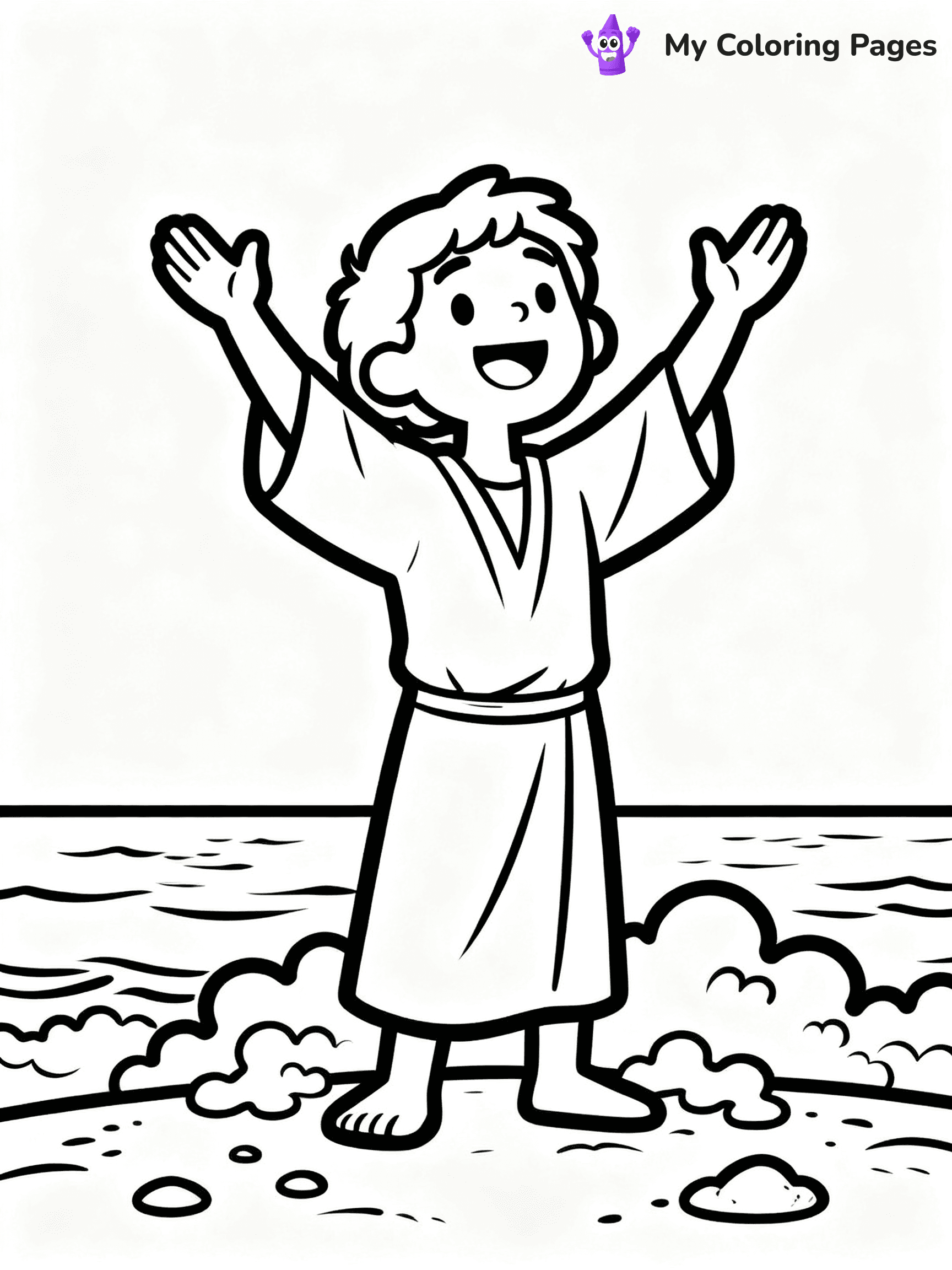 Jonah And The Whale Coloring Pages - 22