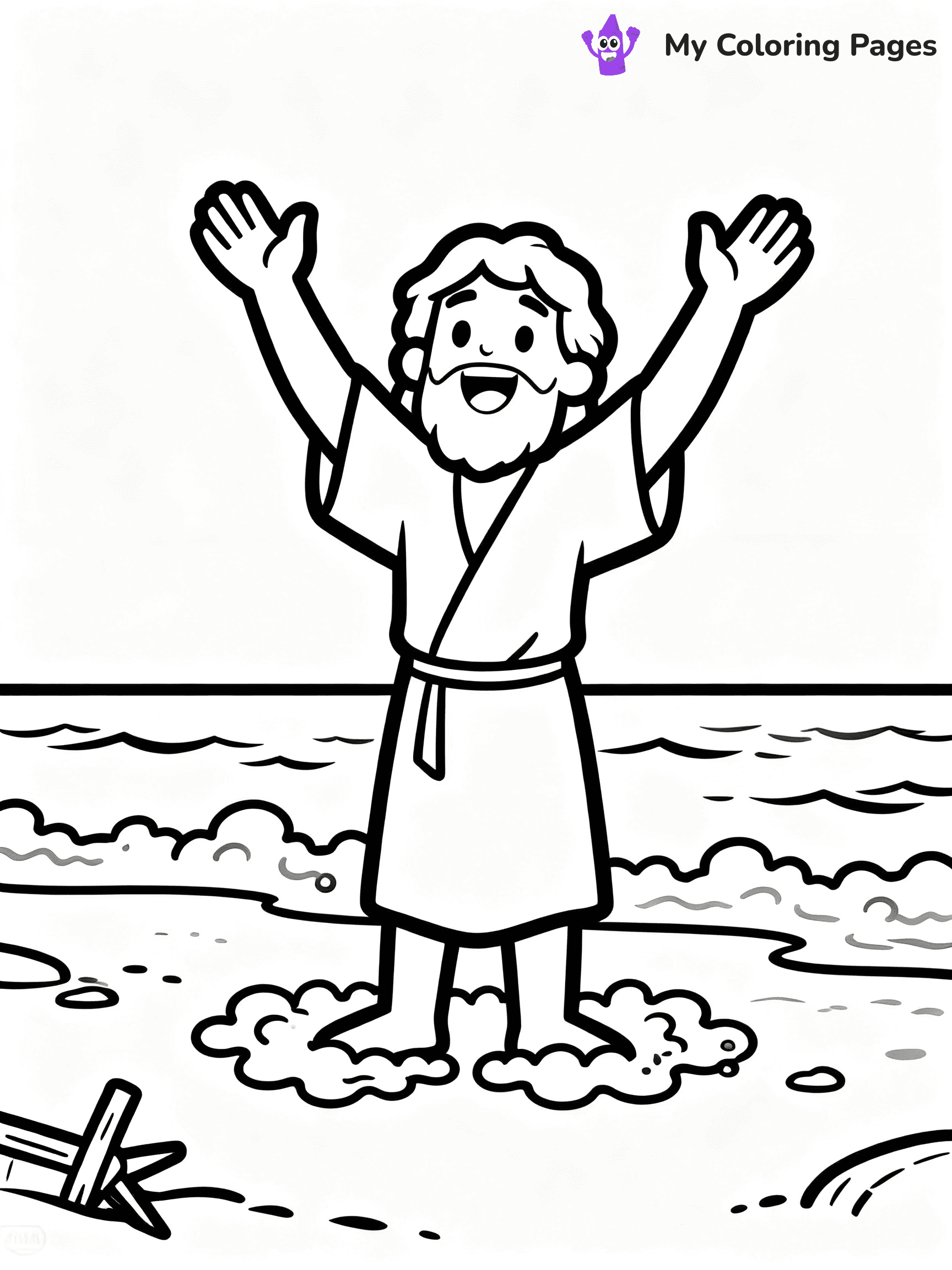 Jonah And The Whale Coloring Pages - 21