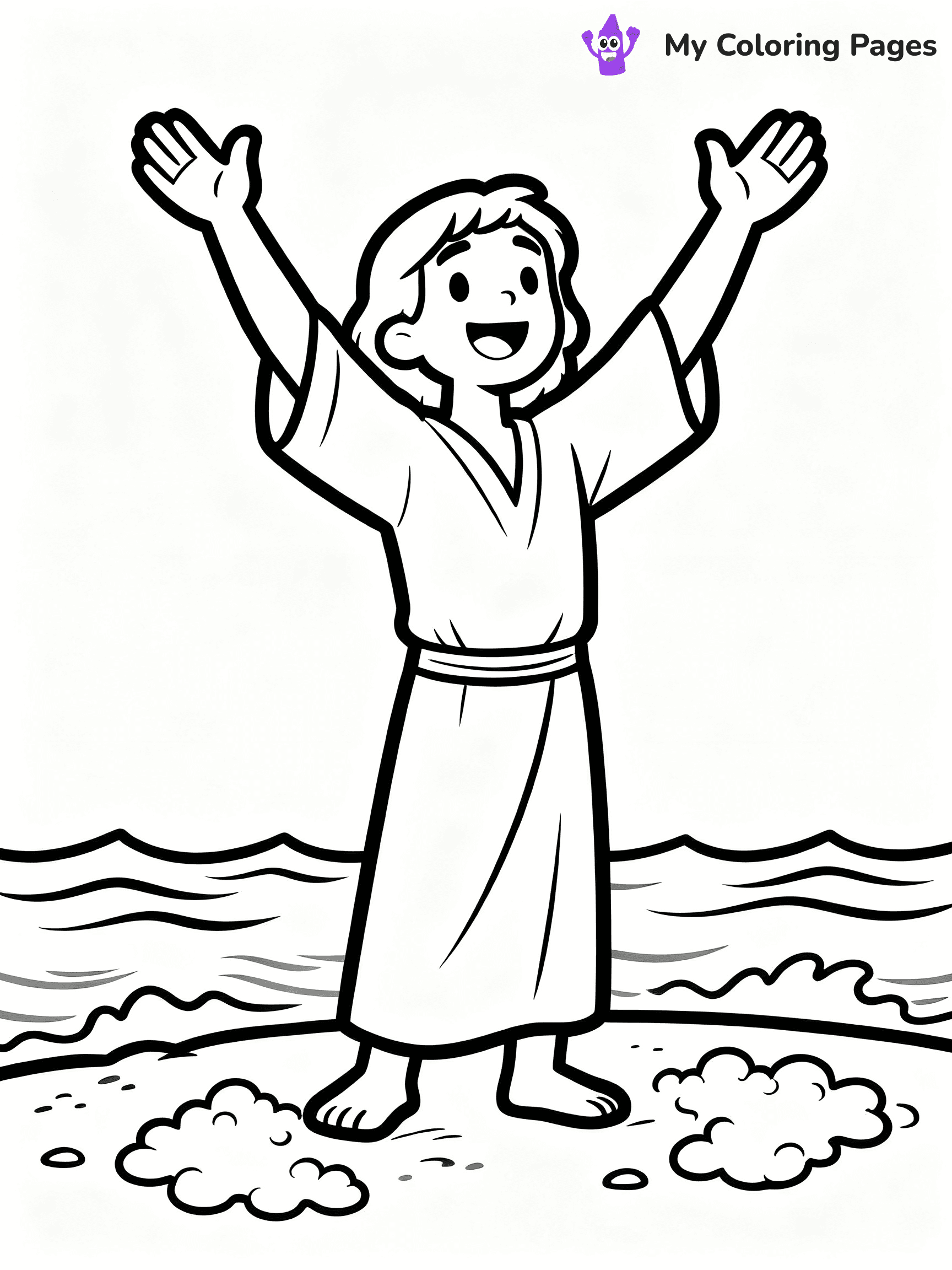 Jonah And The Whale Coloring Pages - 20