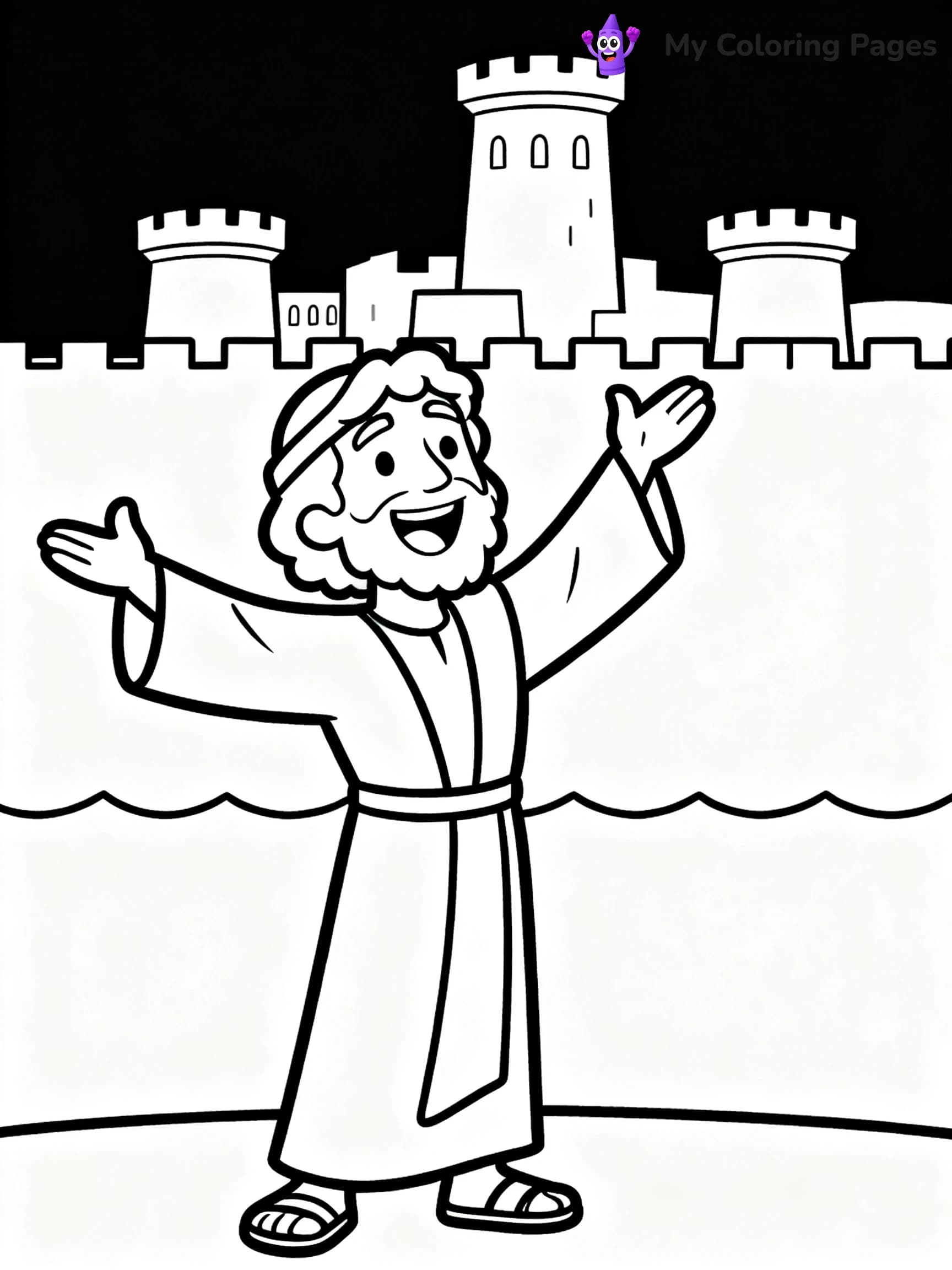 Jonah And The Whale Coloring Pages - 16