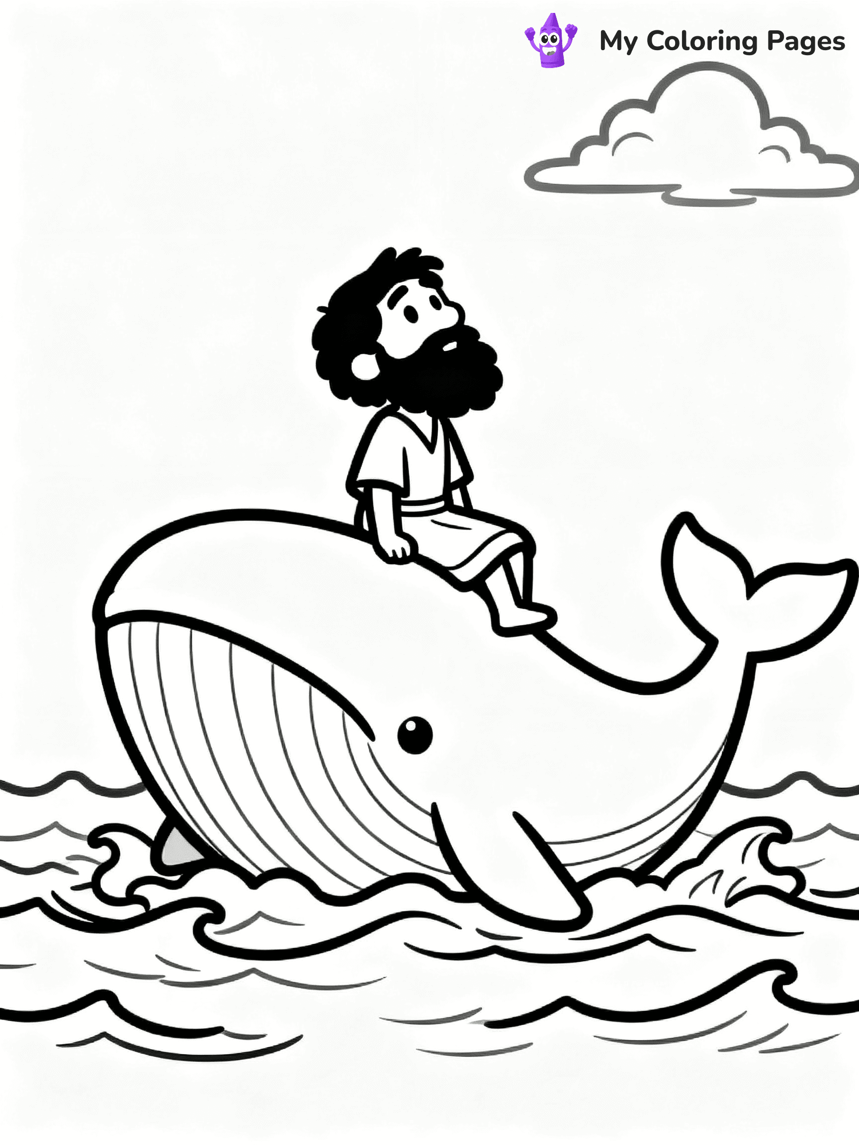 Jonah And The Whale Coloring Pages - 12