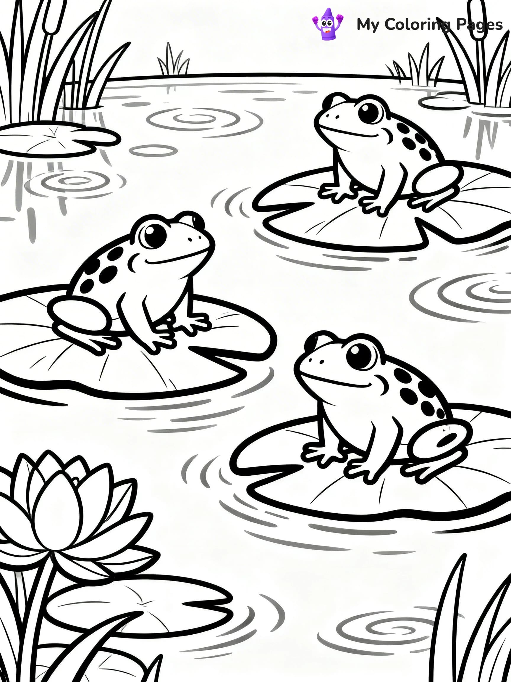 Tree Frog Coloring Pages - 22