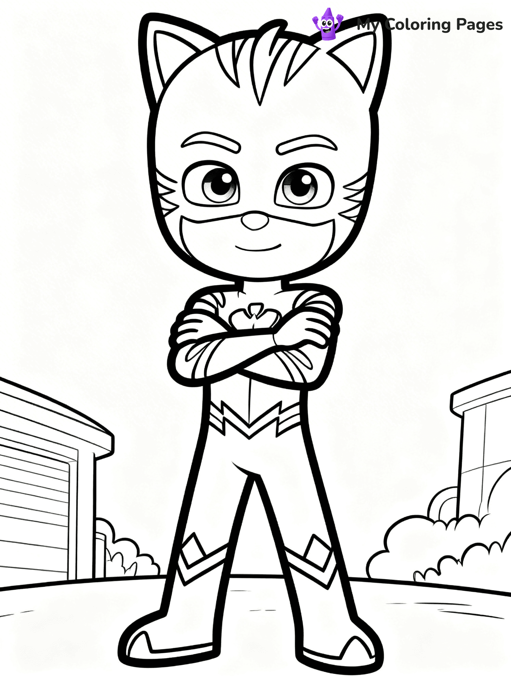 Catboy Coloring Pages - 25