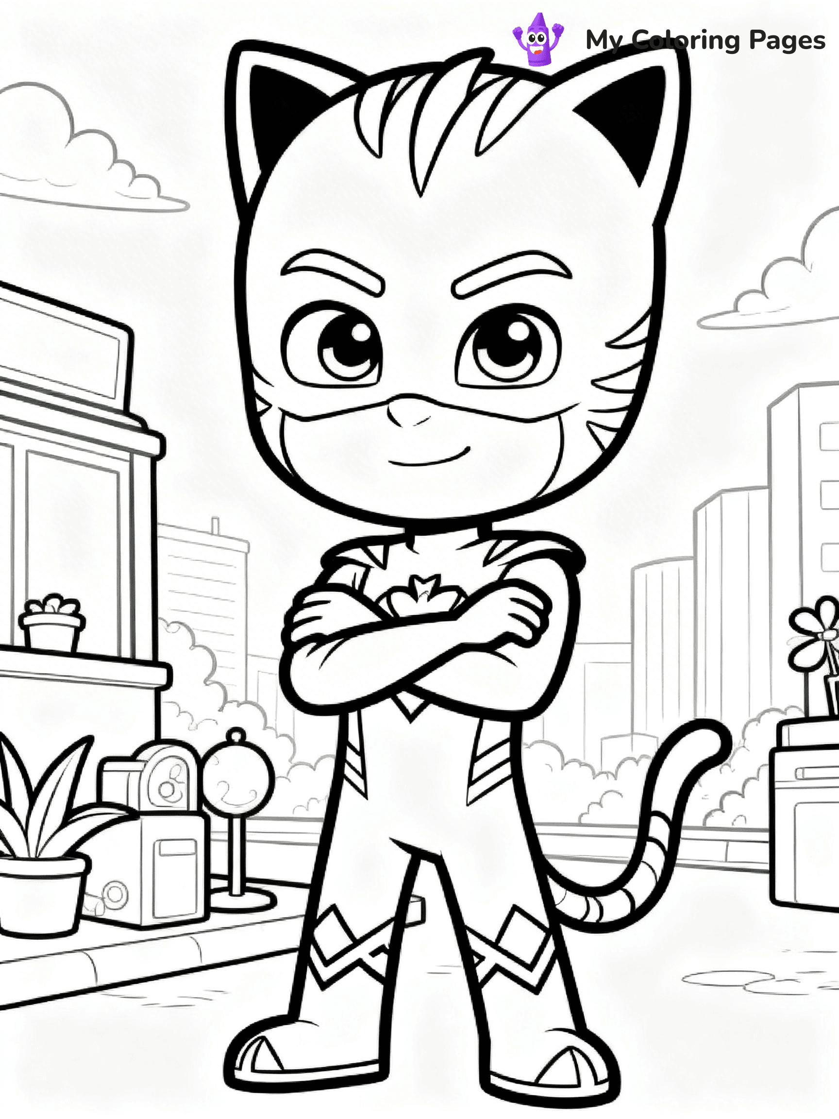 Catboy Coloring Pages - 24