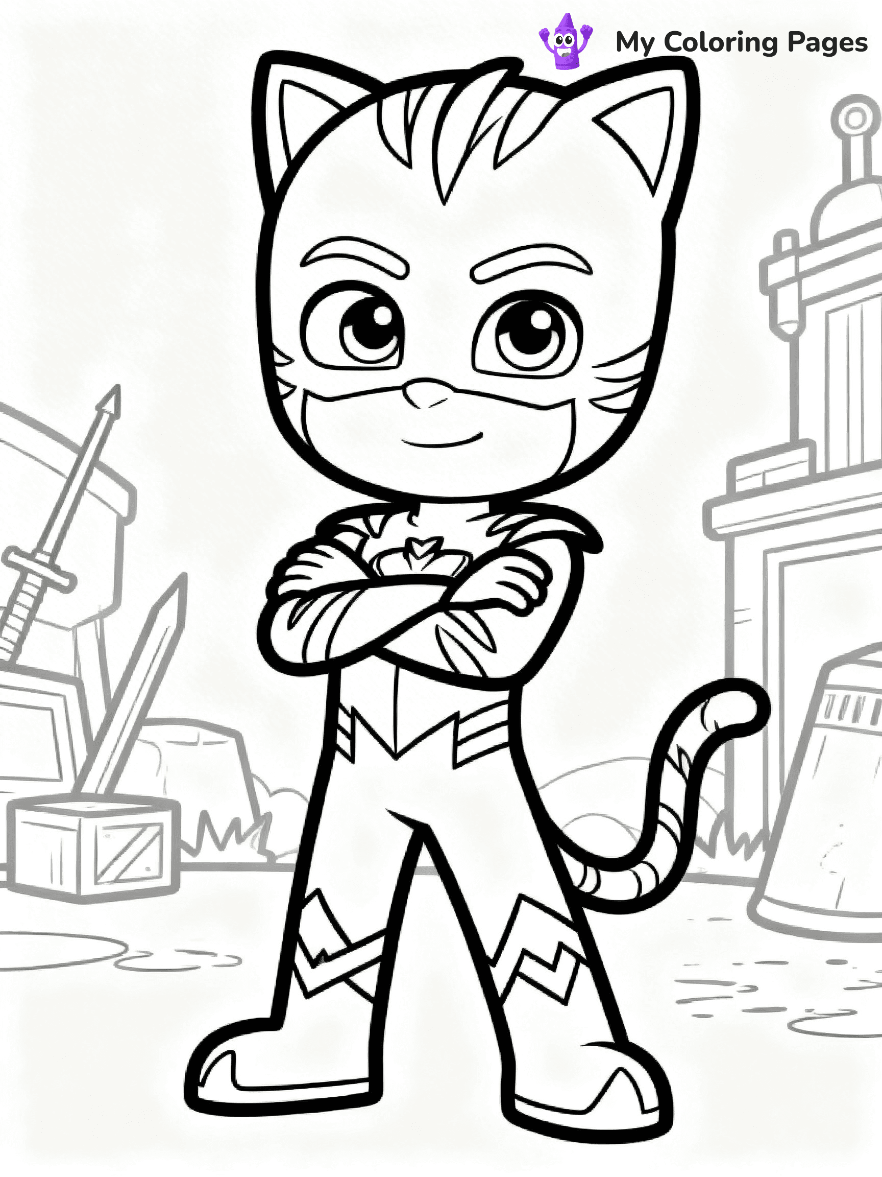 Catboy Coloring Pages - 23