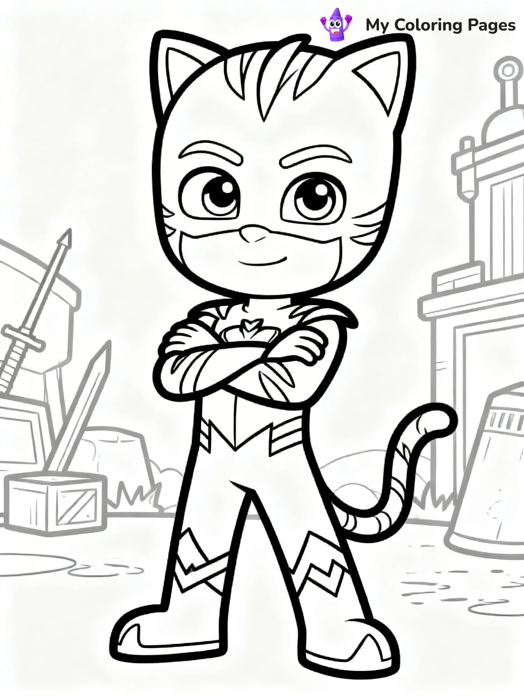 Catboy Coloring Pages - 23