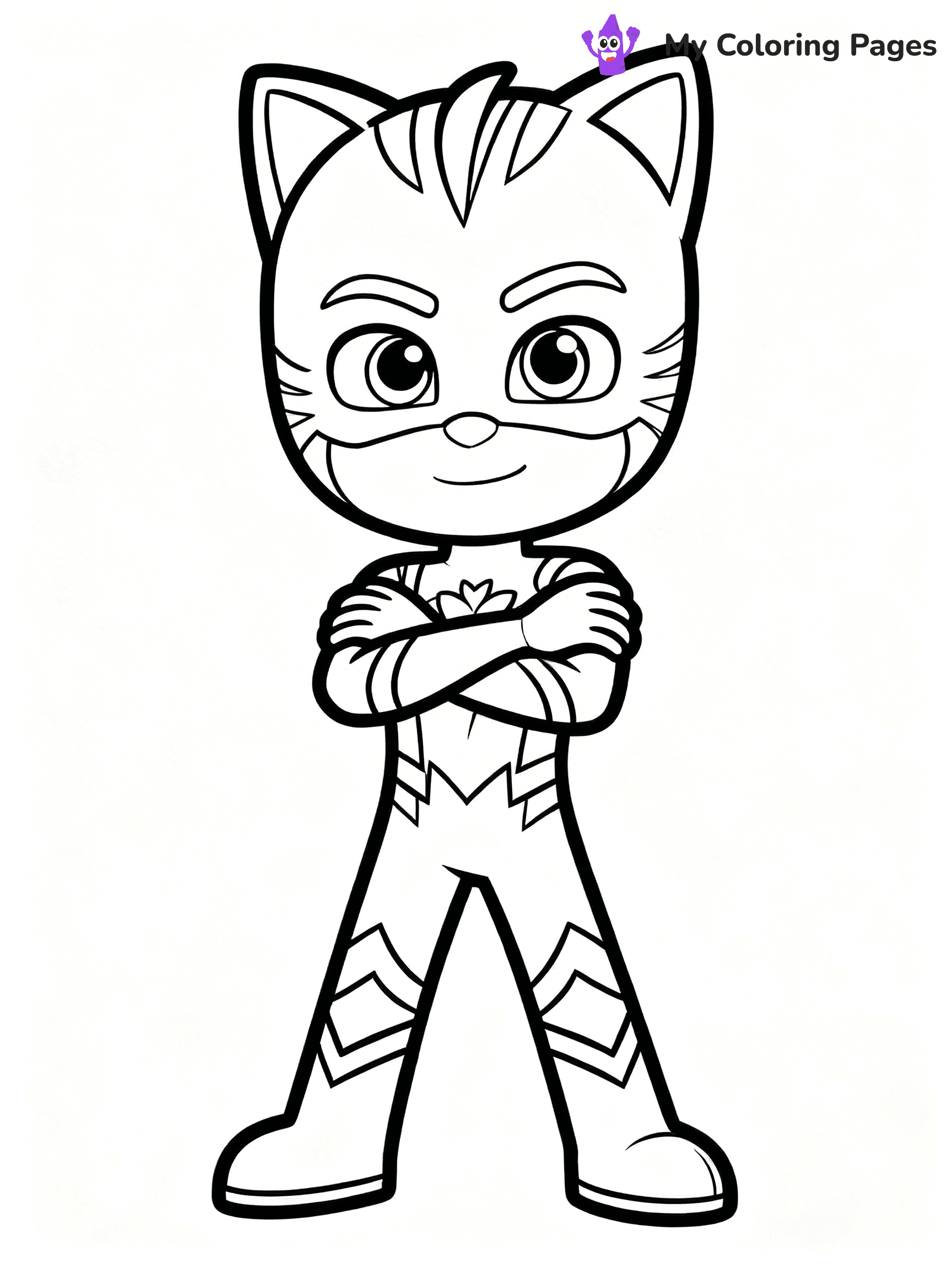 Catboy Coloring Pages - 22