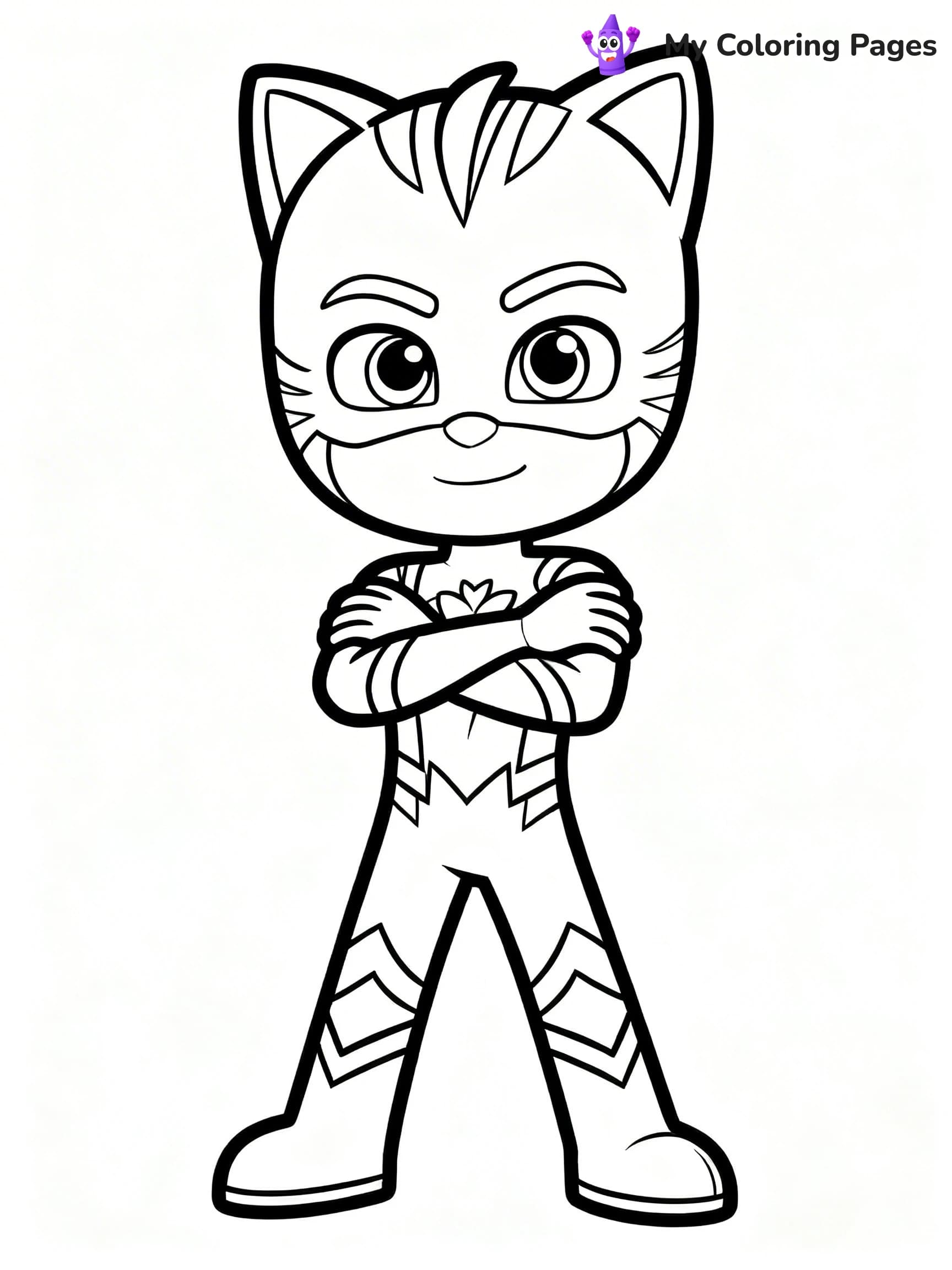 Catboy Coloring Pages - 22