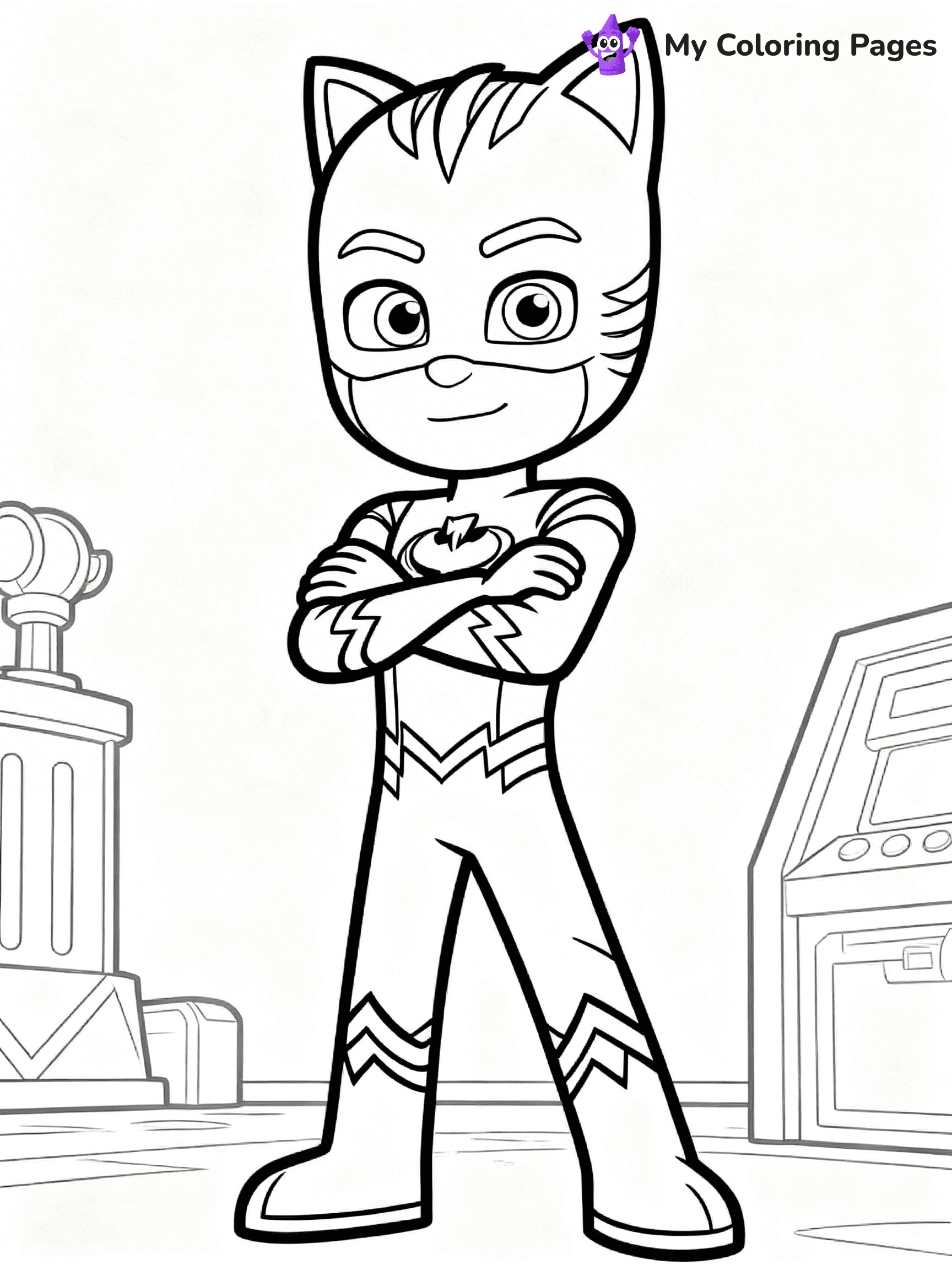 Catboy Coloring Pages - 21