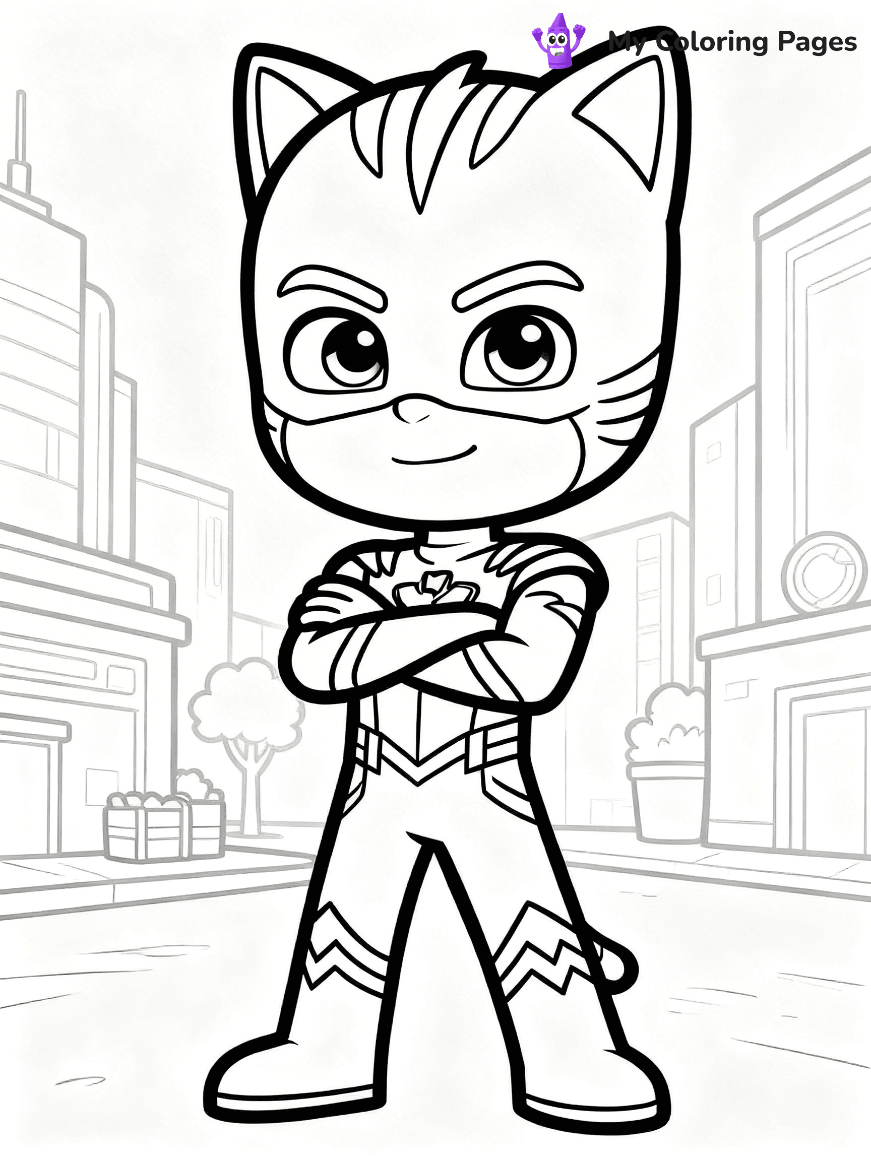 Catboy Coloring Pages - 20