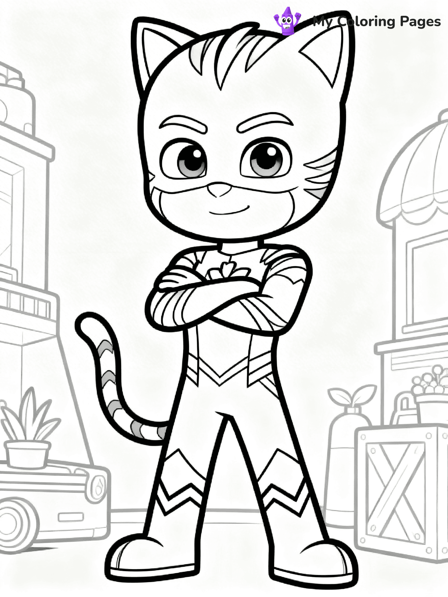 Catboy Coloring Pages - 19