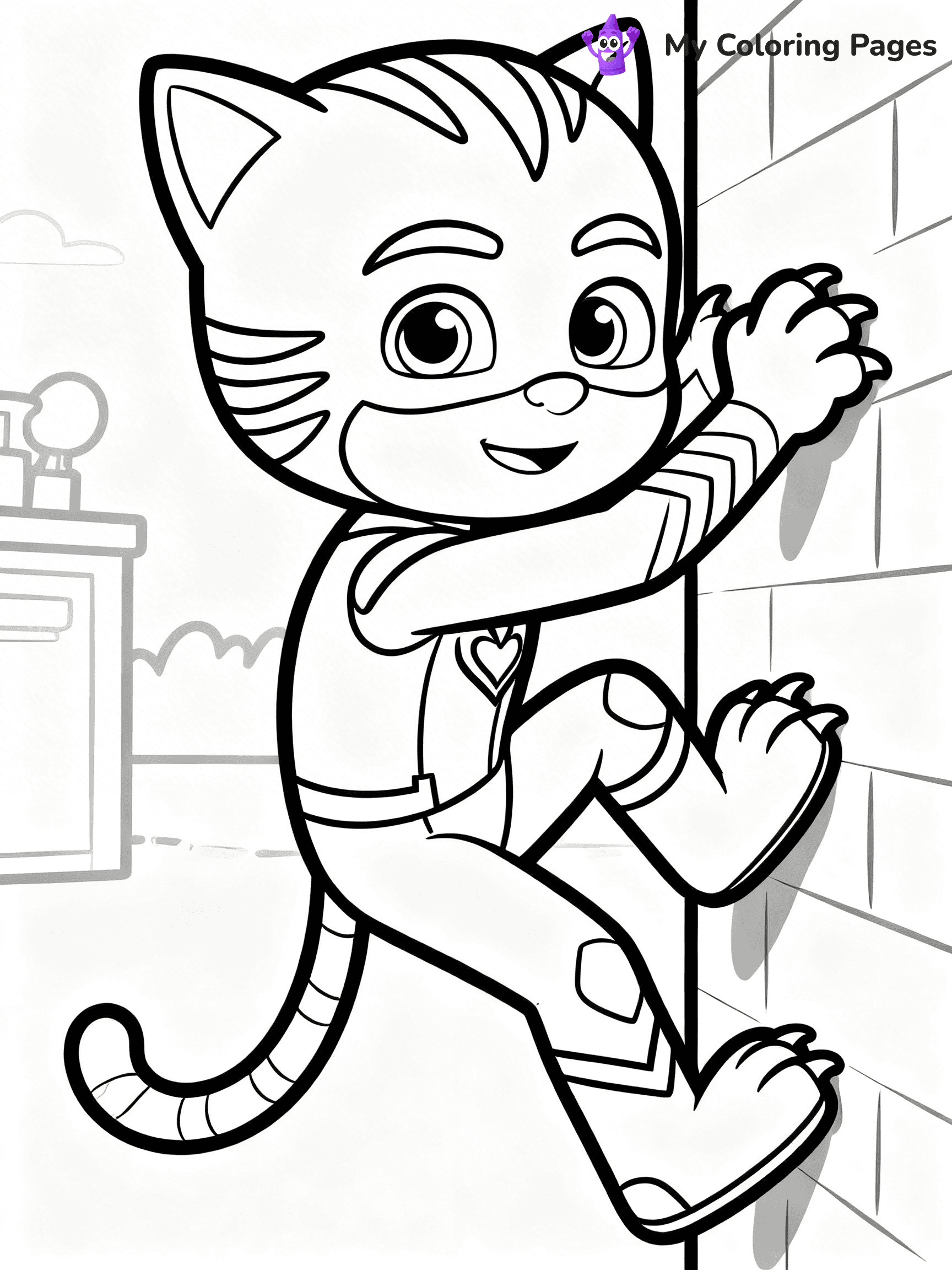 Catboy Coloring Pages - 16