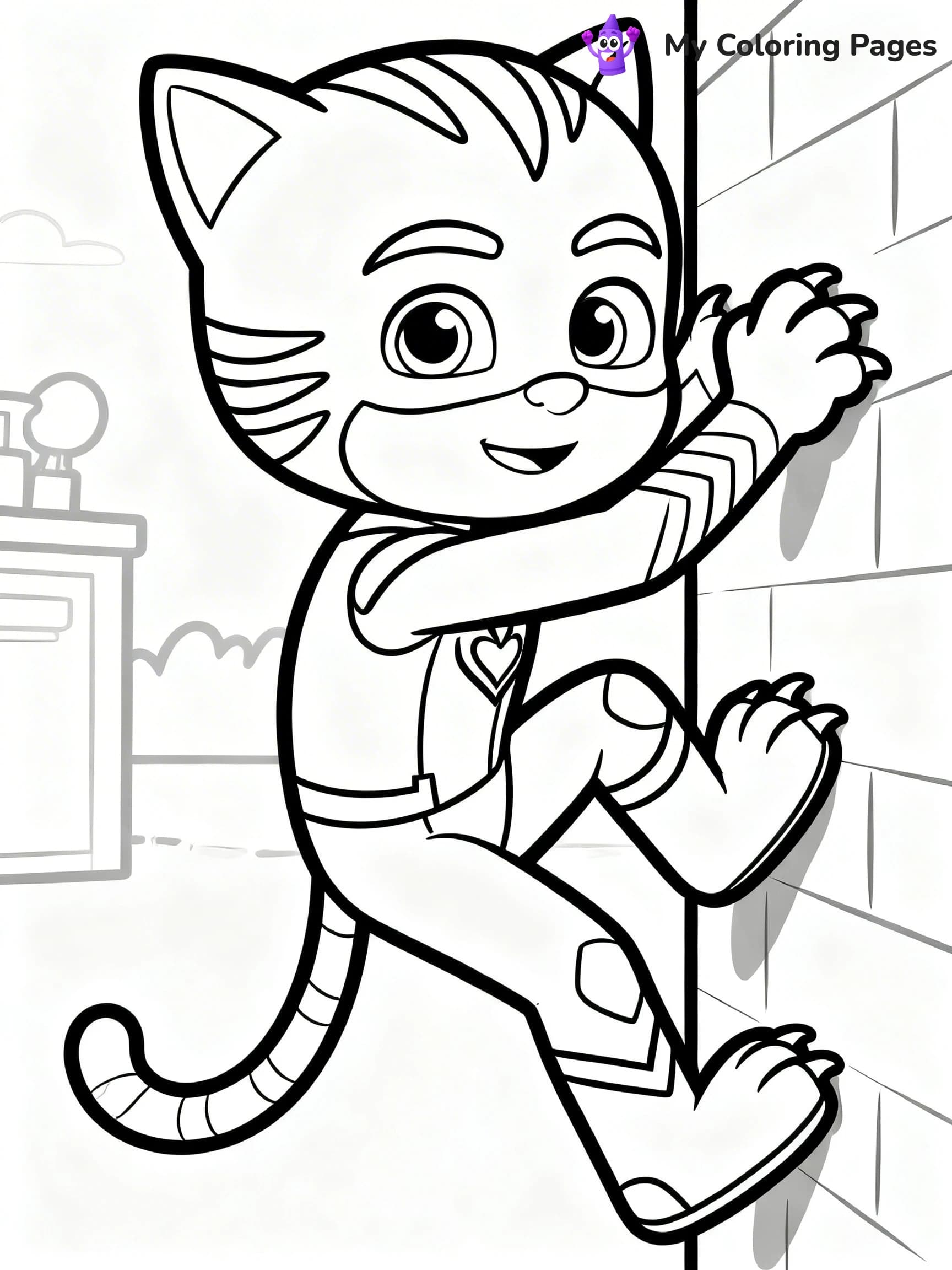 Catboy Coloring Pages - 16