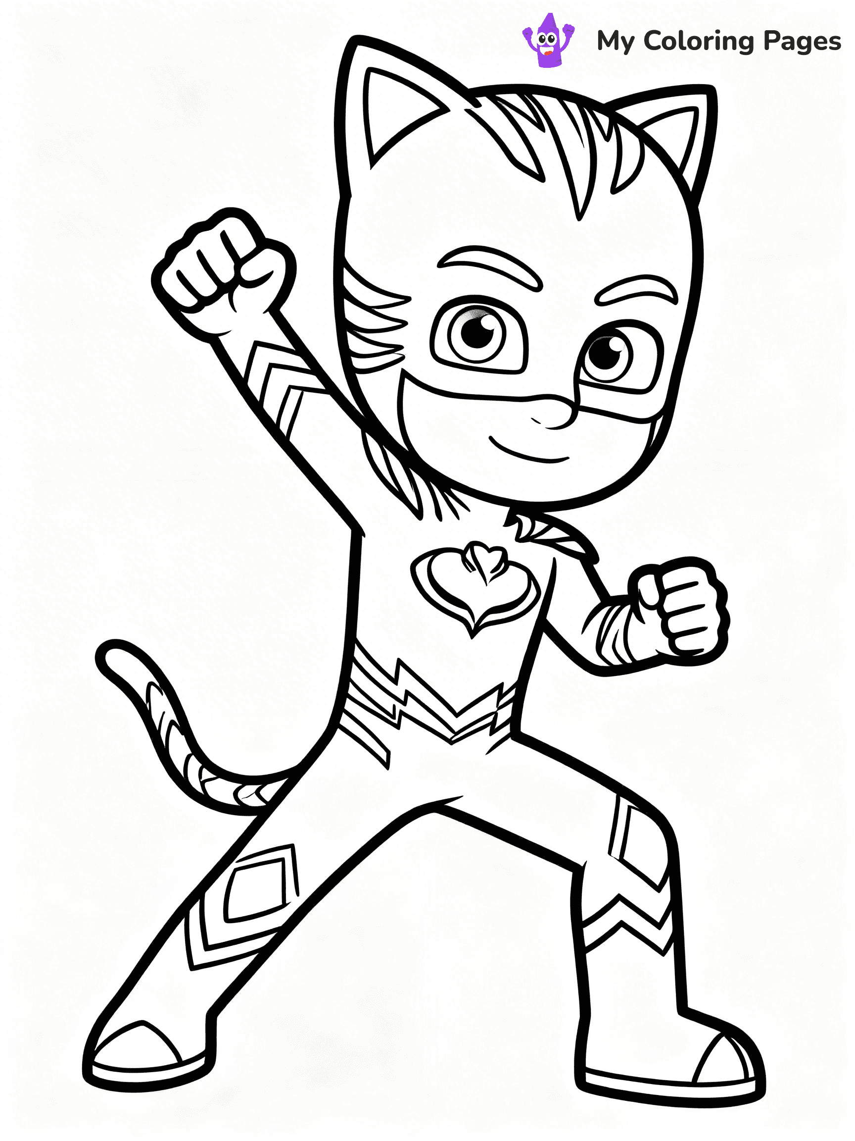 Catboy Coloring Pages - 14