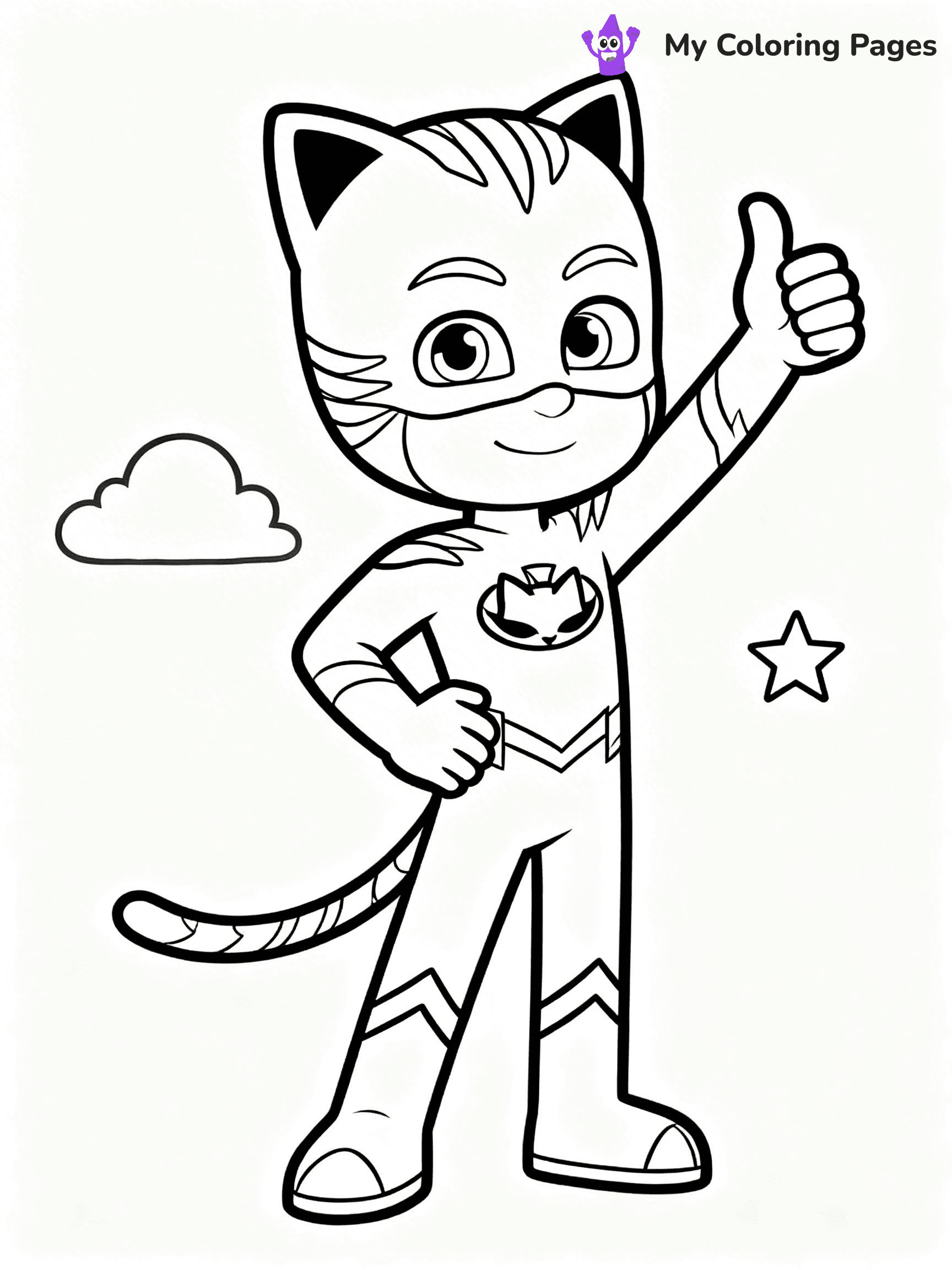 Catboy Coloring Pages - 13