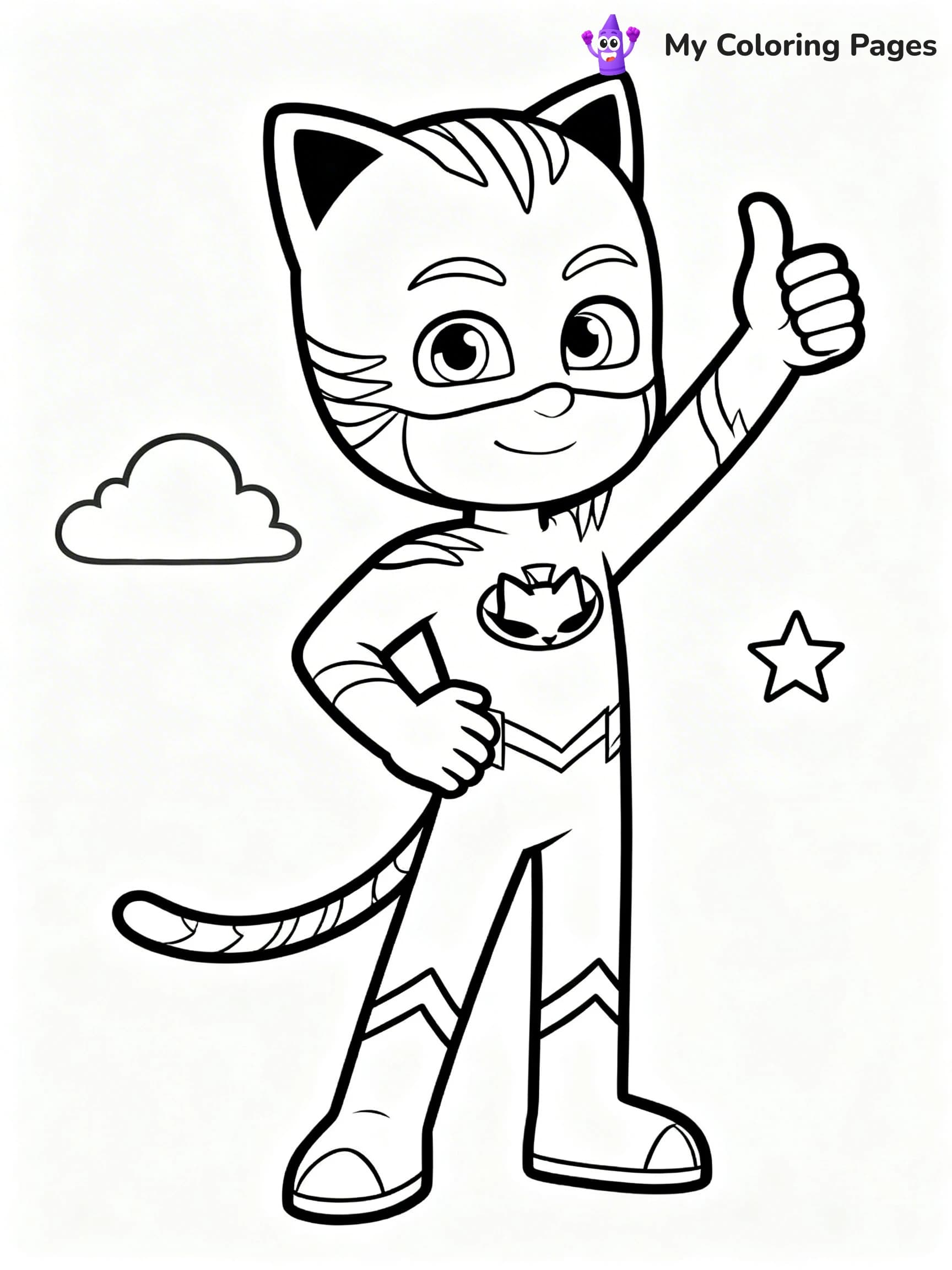 Catboy Coloring Pages - 13