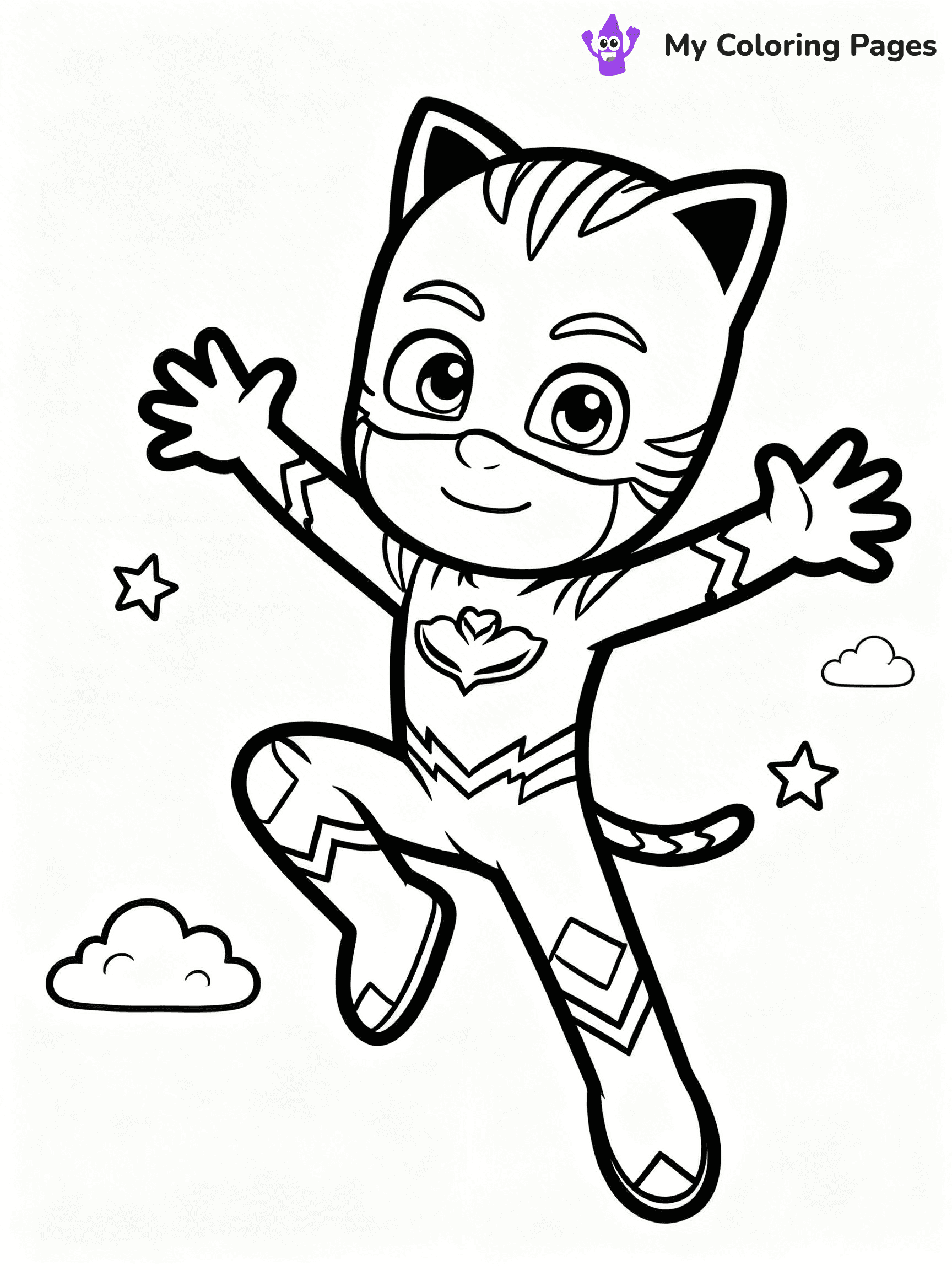 Catboy Coloring Pages - 10