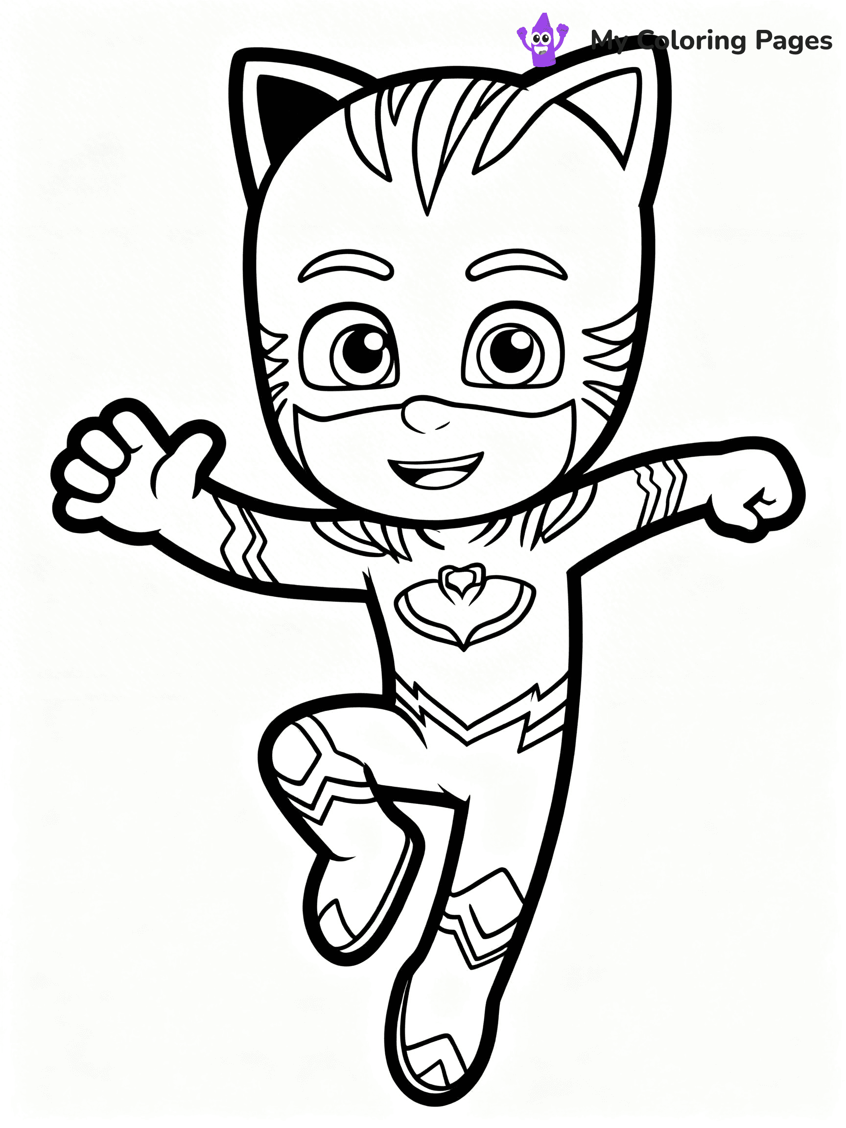 Catboy Coloring Pages - 9