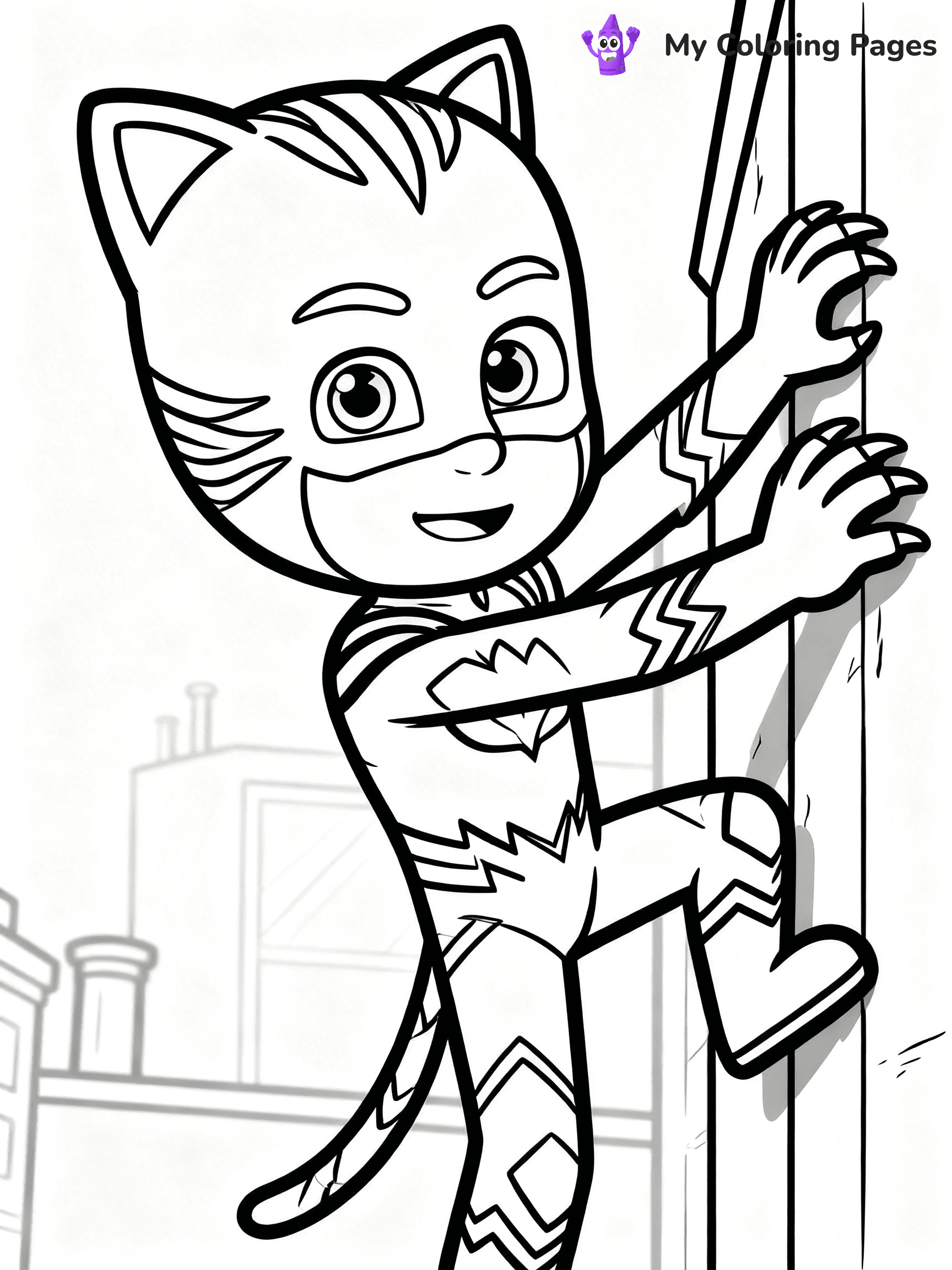 Catboy Coloring Pages - 6