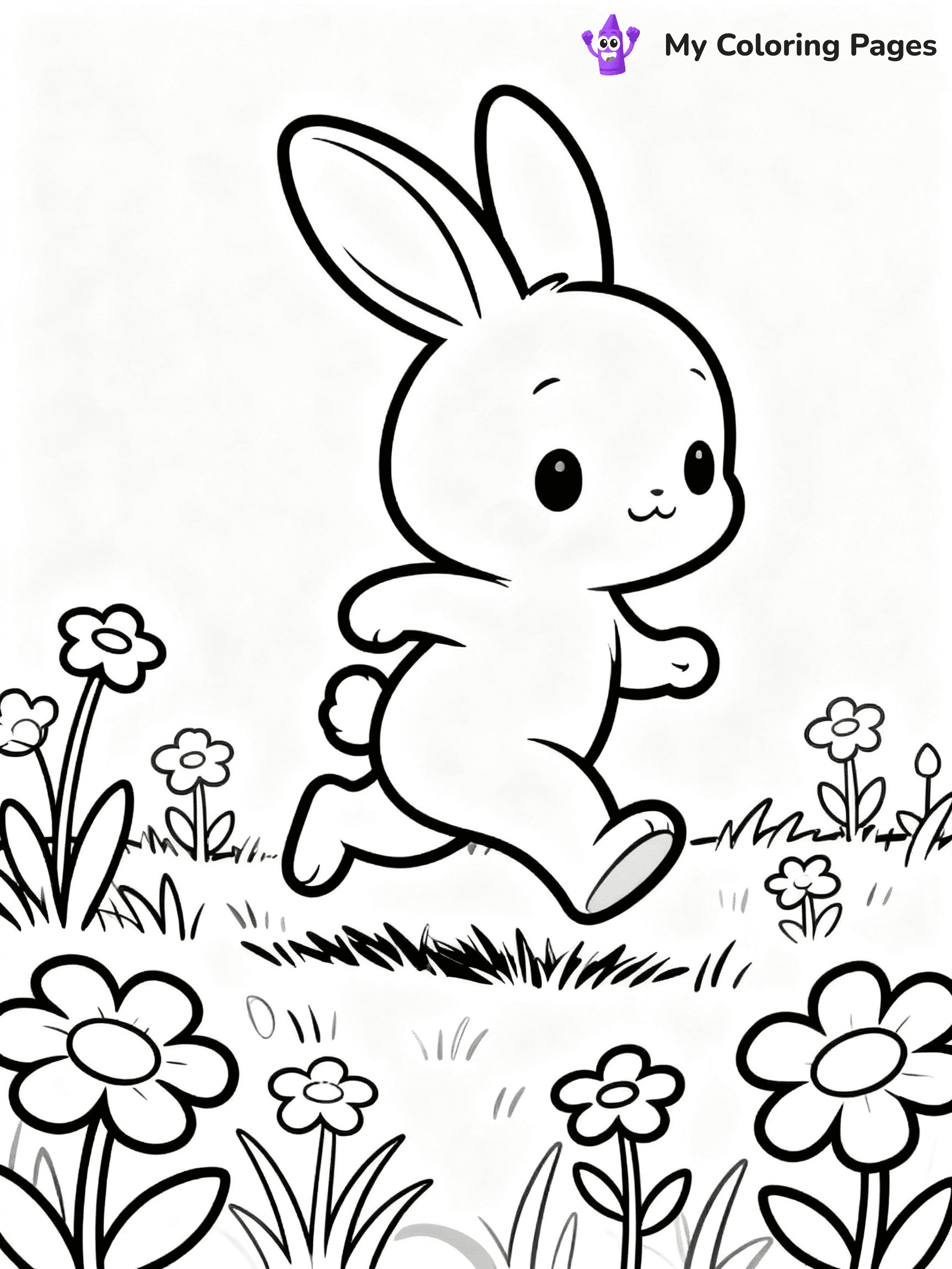 Bunny Coloring Pages - 51