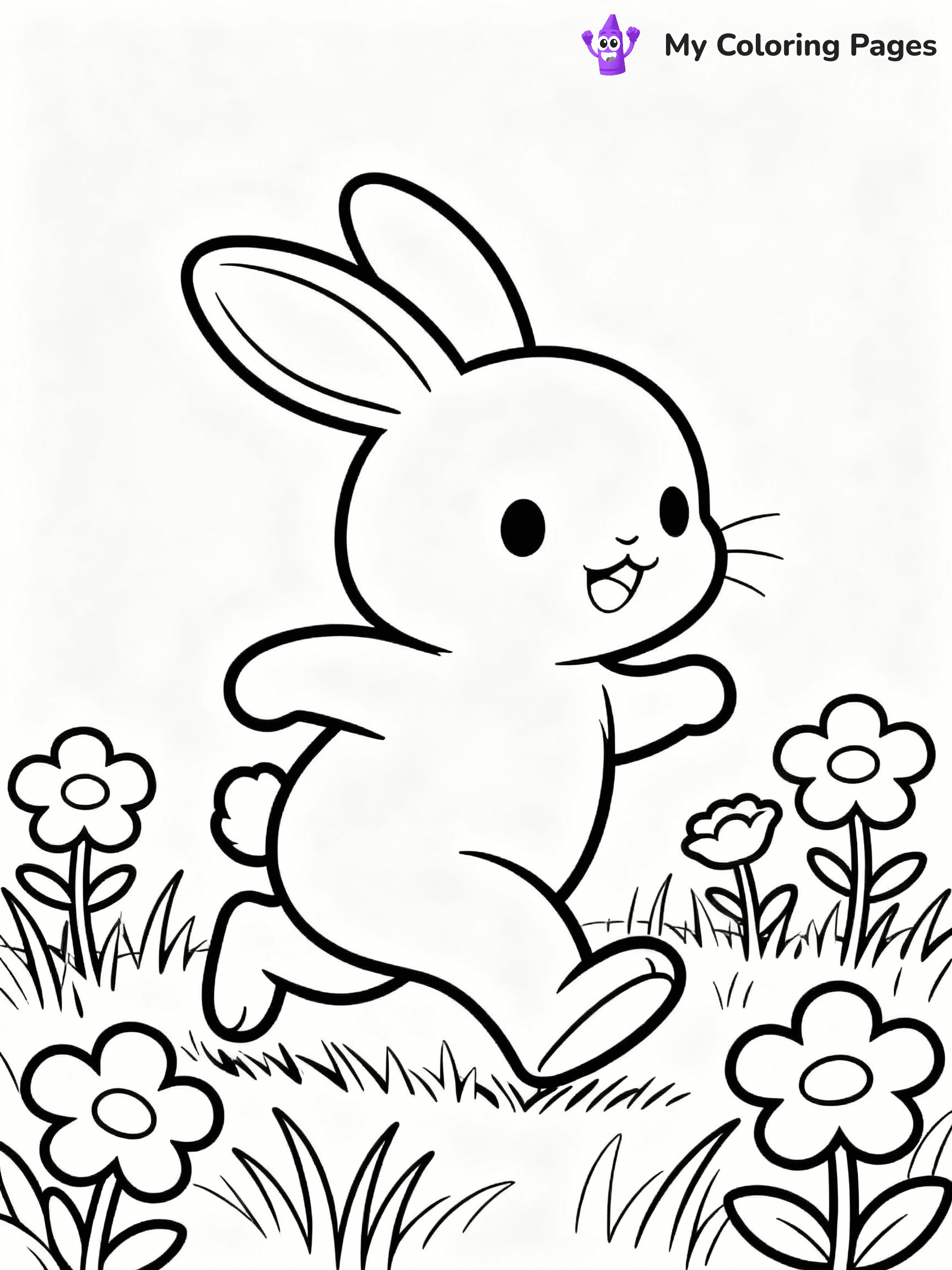 Bunny Coloring Pages - 49